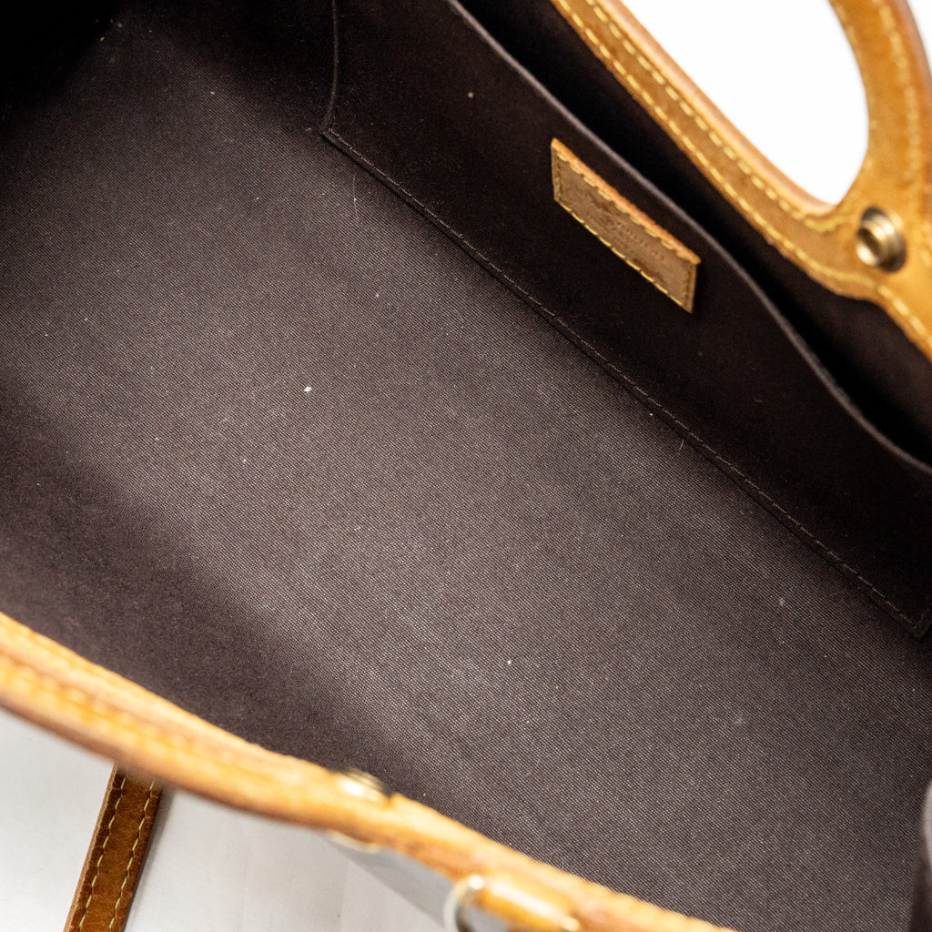 LOUIS VUITTON ROXBURY DRIVE MONOGRAM VERNIS AMARANTE GHW