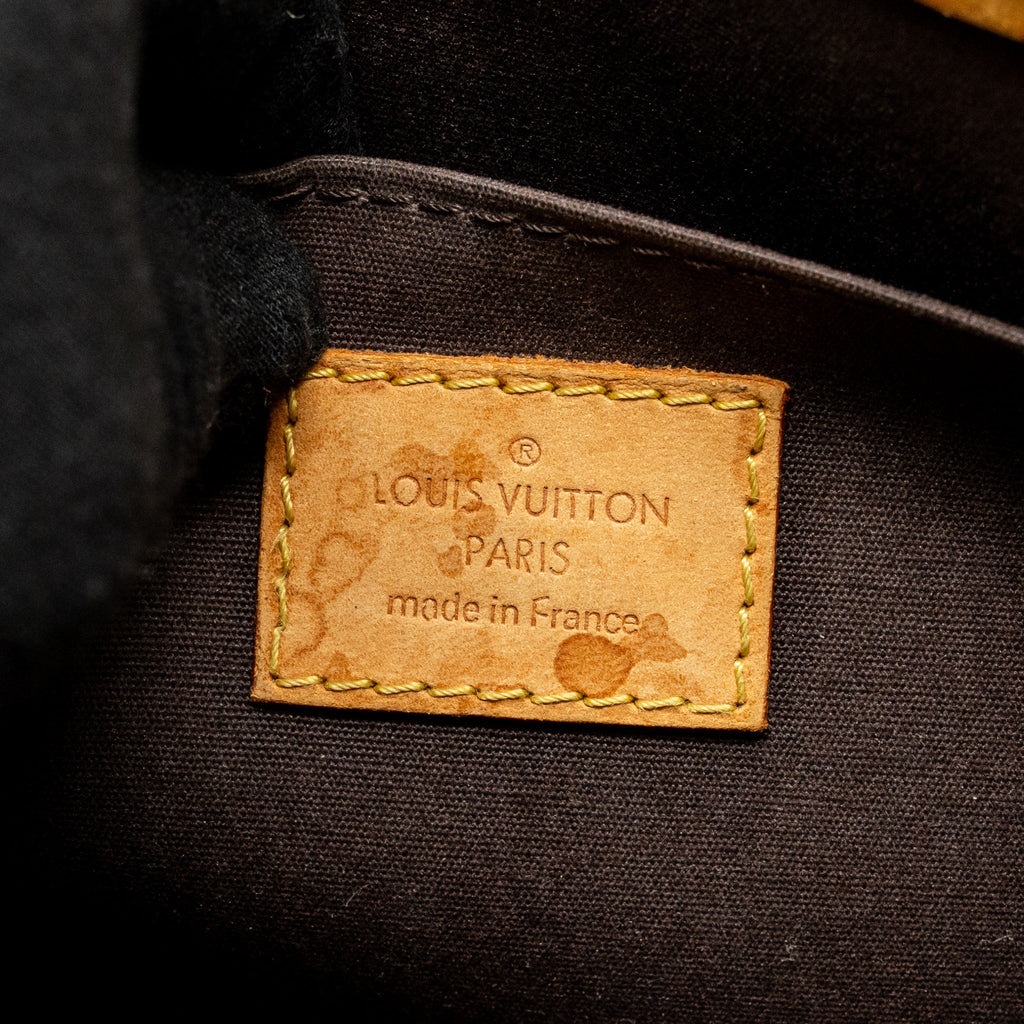 LOUIS VUITTON ROXBURY DRIVE MONOGRAM VERNIS AMARANTE GHW