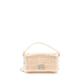 MIUMIU CRYSTAL SHOULDER BAG NAPPA CIPRIA LAME SHW