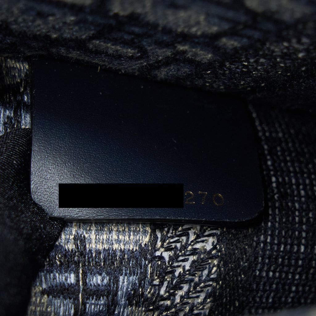 DIOR MINI BOOK TOTE BLUE OBLIQUE EMBRIODERY