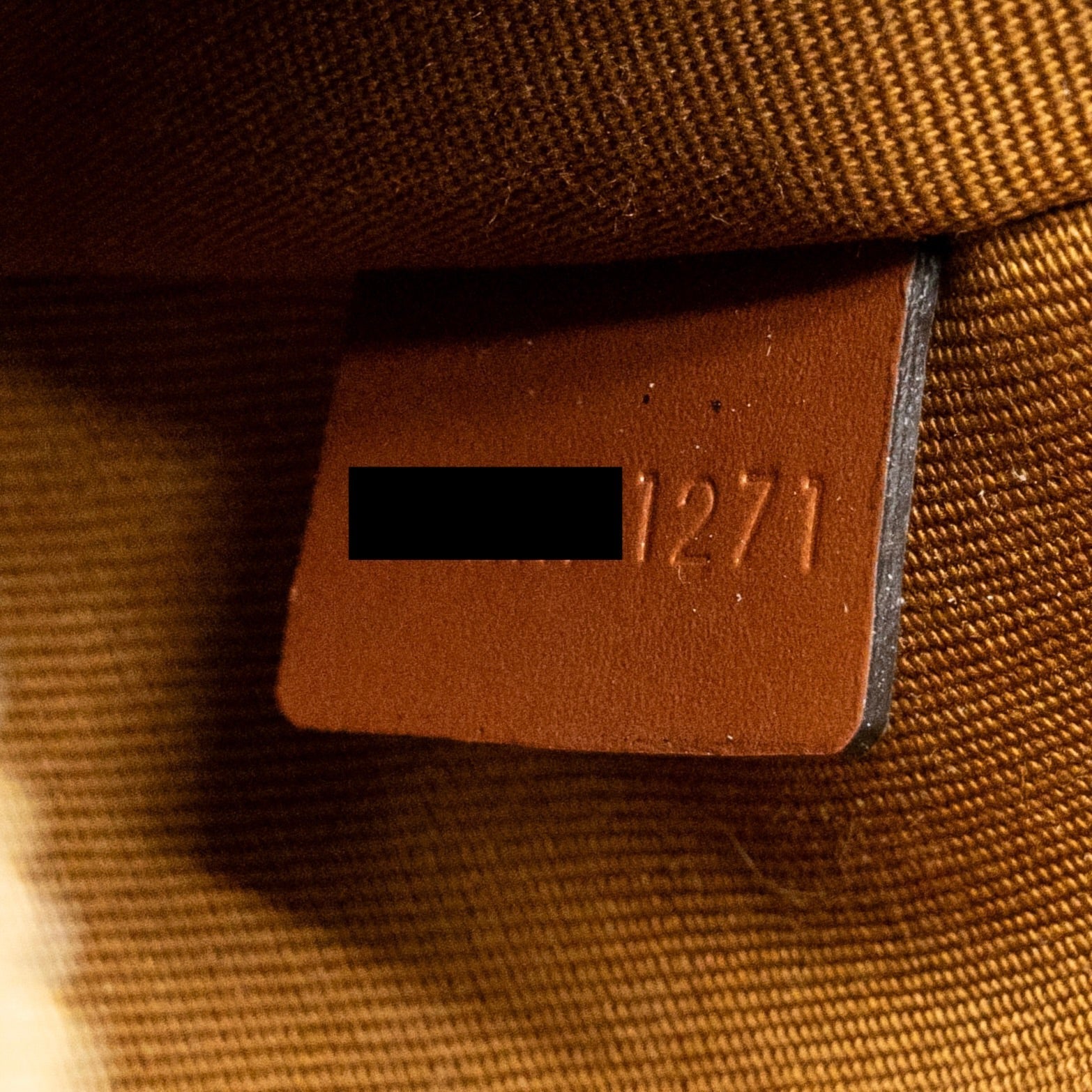 CELINE AVA BAG TRIOMPHE CANVAS / CALFSKIN TAN GHW