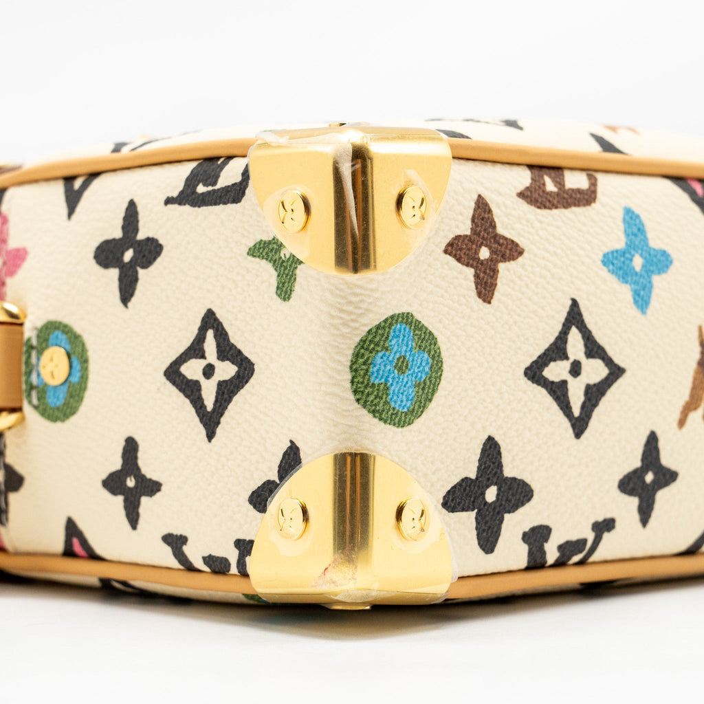 LOUIS VUITTON MINI SOFT TRUNK MONOGRAM CRAGGY CANVAS GHW