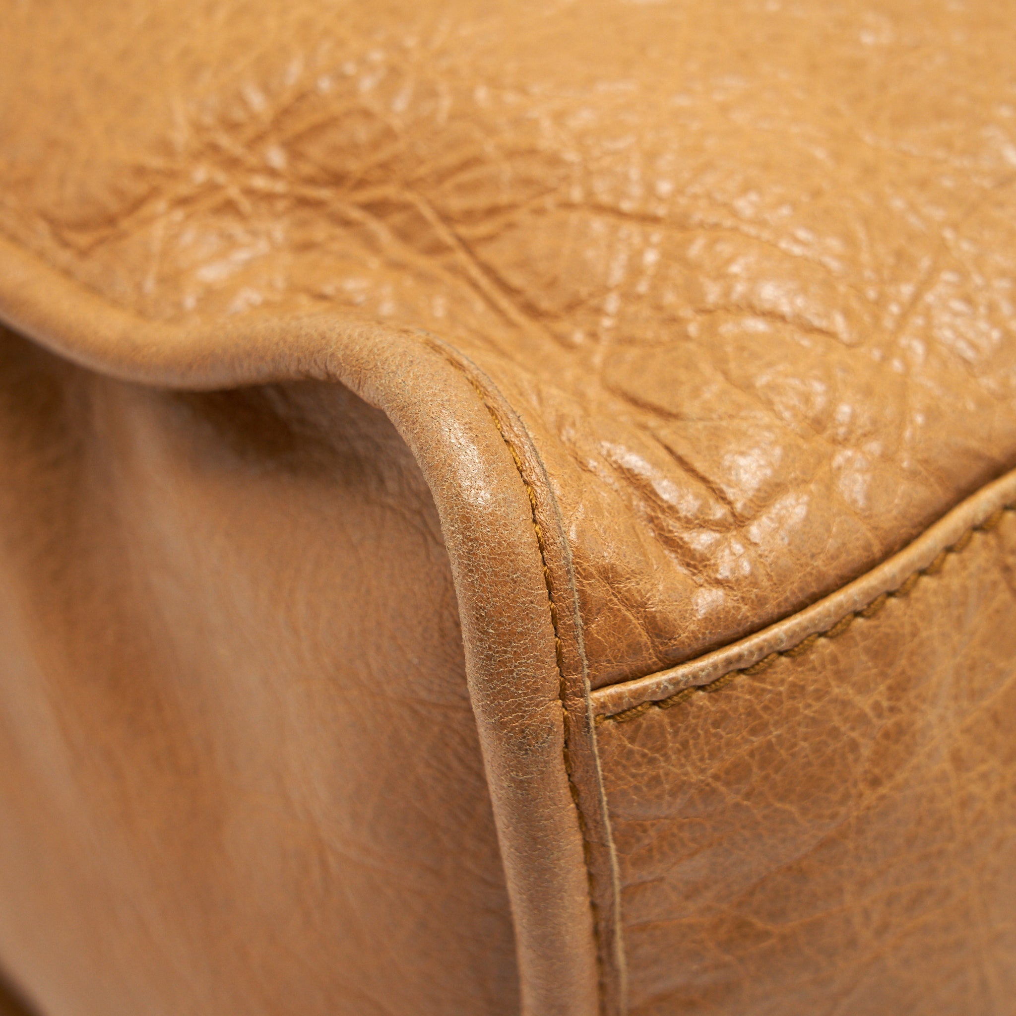 BALENCIANGA GIANT CITY BAG LIGHT CARAMEL