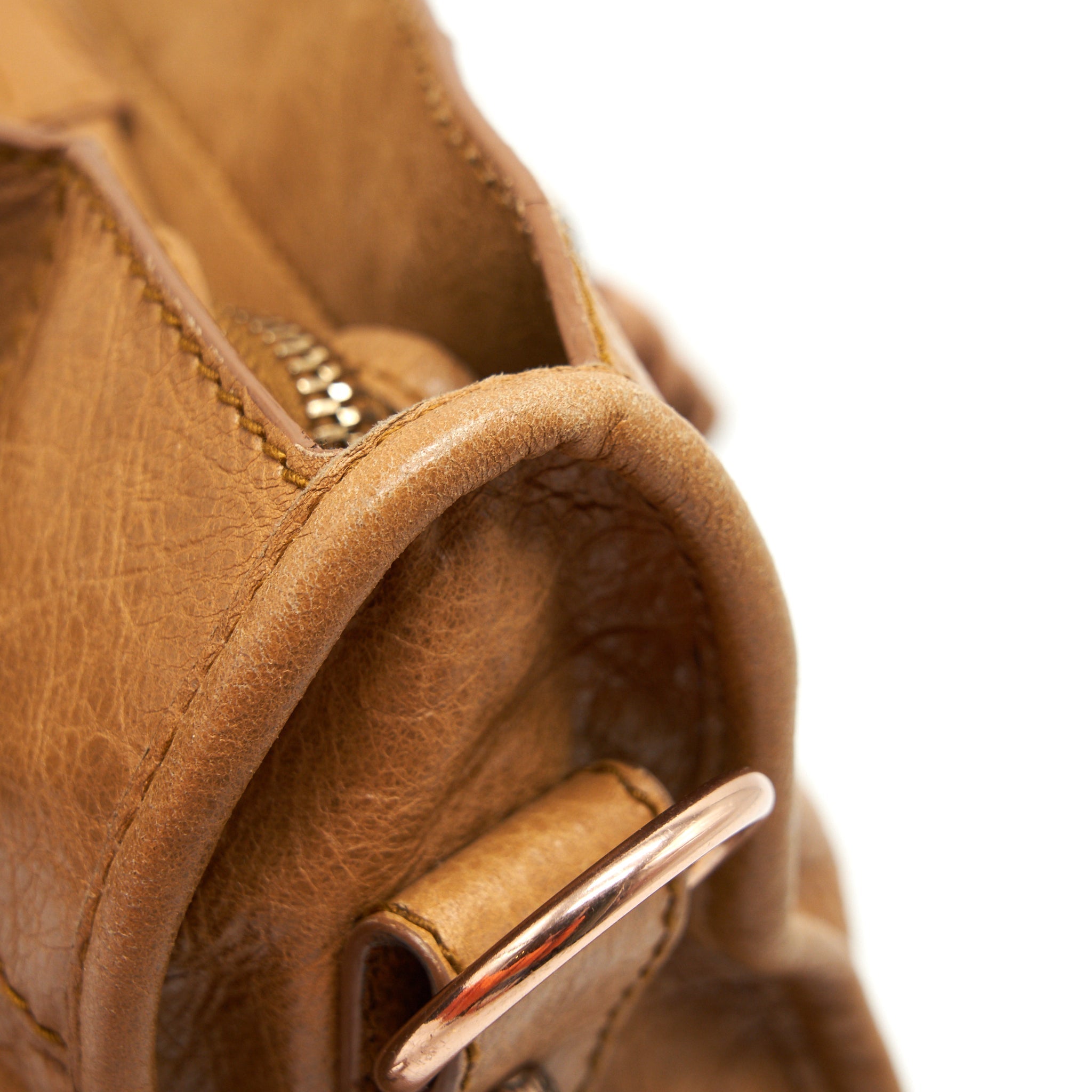 BALENCIANGA GIANT CITY BAG LIGHT CARAMEL
