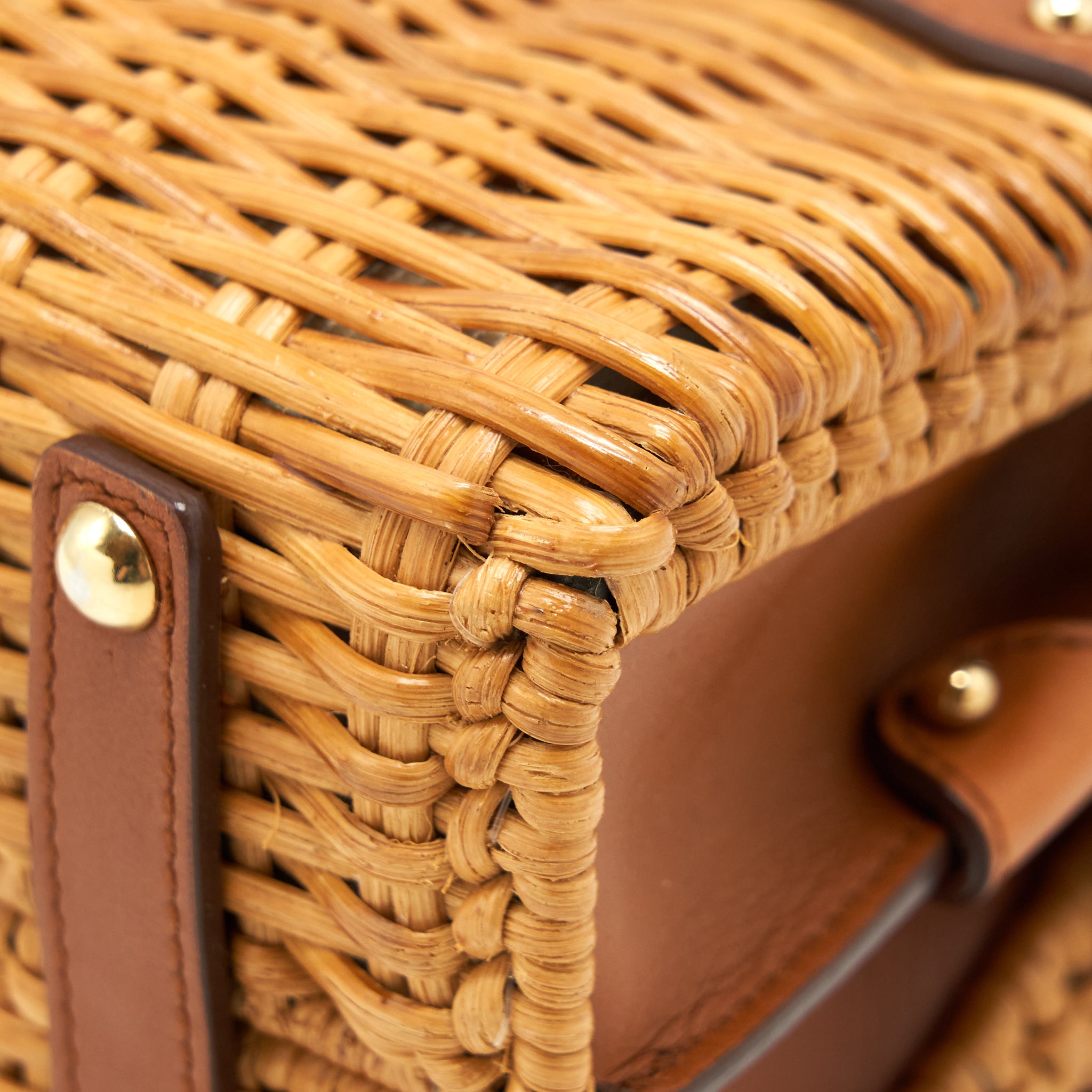 SALVATORE FERRAGAMO VINTAGE BAMBOO TOP HANDLE BAG