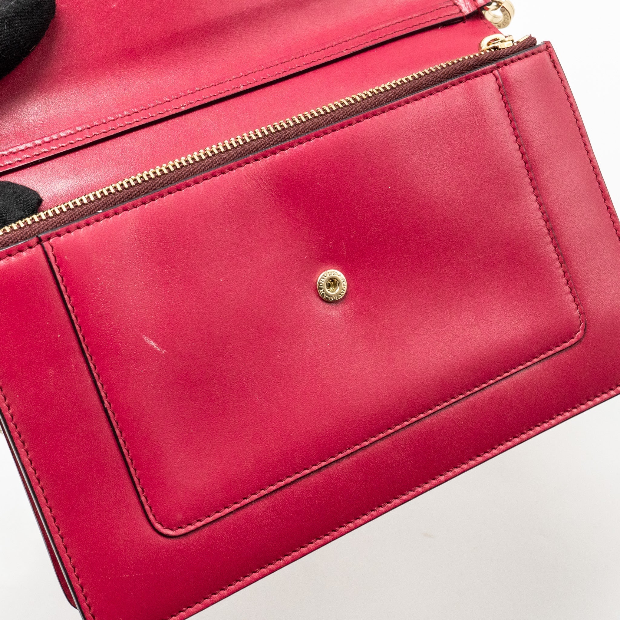 BVLGARI SERPENTI FOREVER CHAIN BAG CALFSKIN PINK LGHW