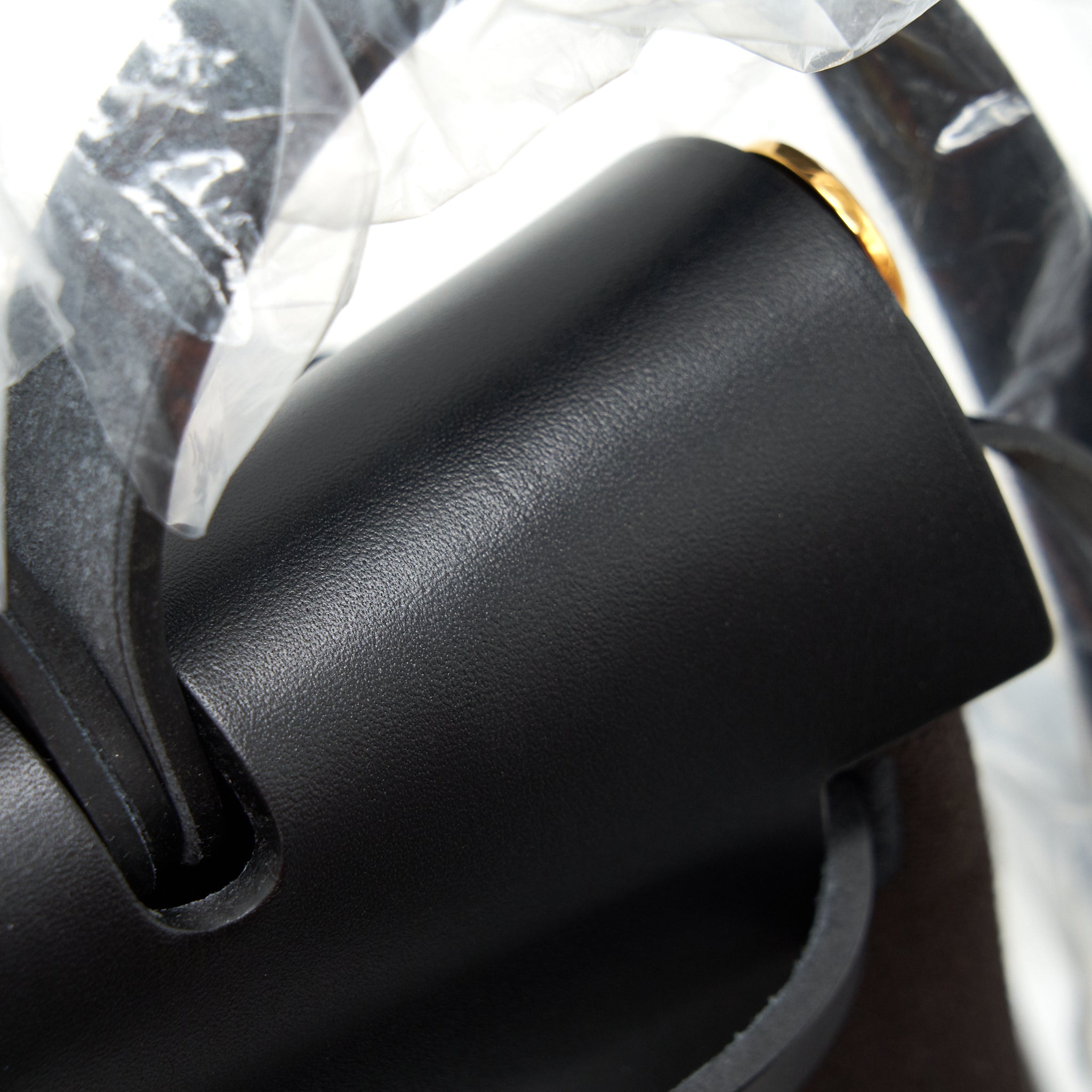HERMES HERBAG ZIP 31 RETOURNE BAG WITH EBENE/ BLACK COLOR GHW
