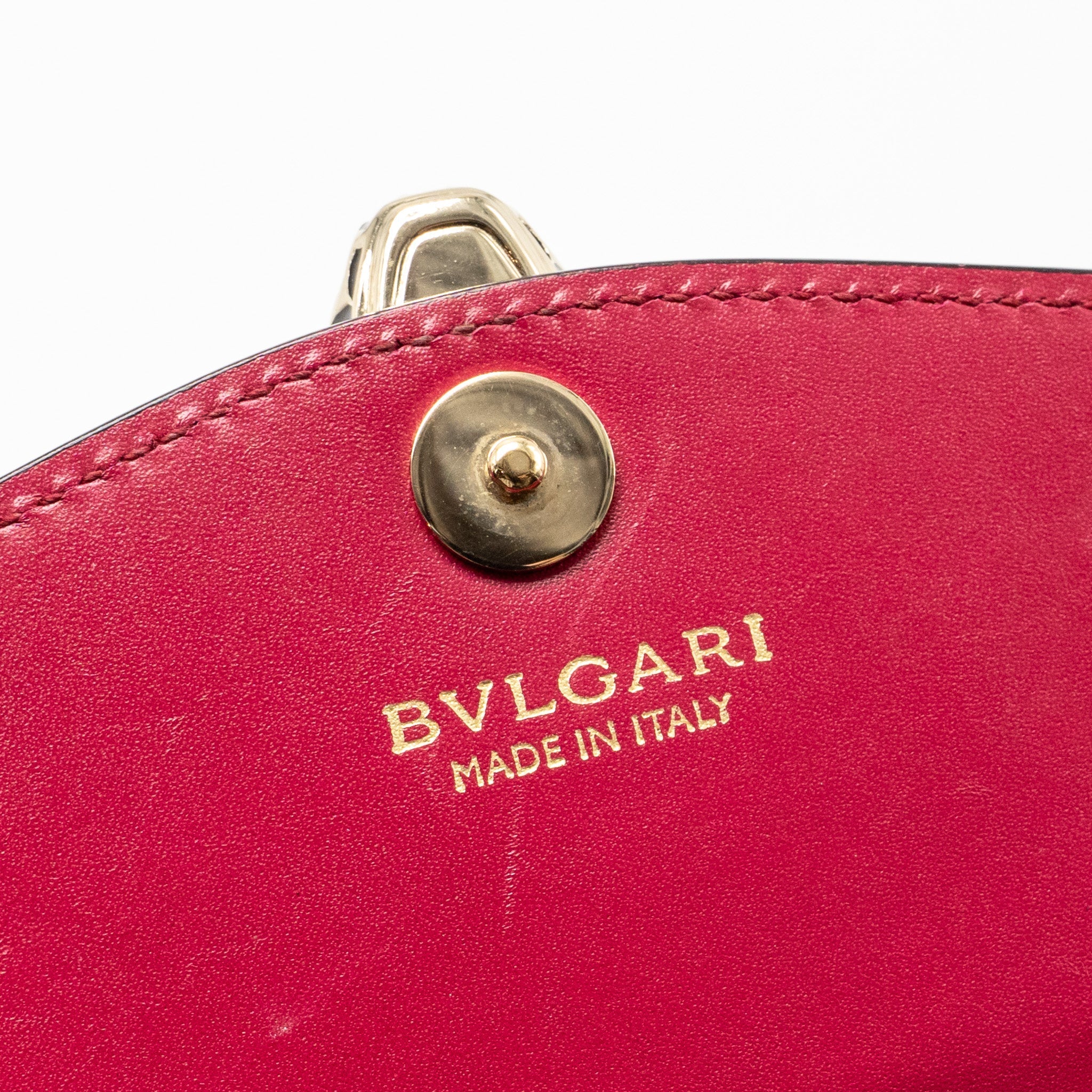 BVLGARI SERPENTI FOREVER CHAIN BAG CALFSKIN PINK LGHW