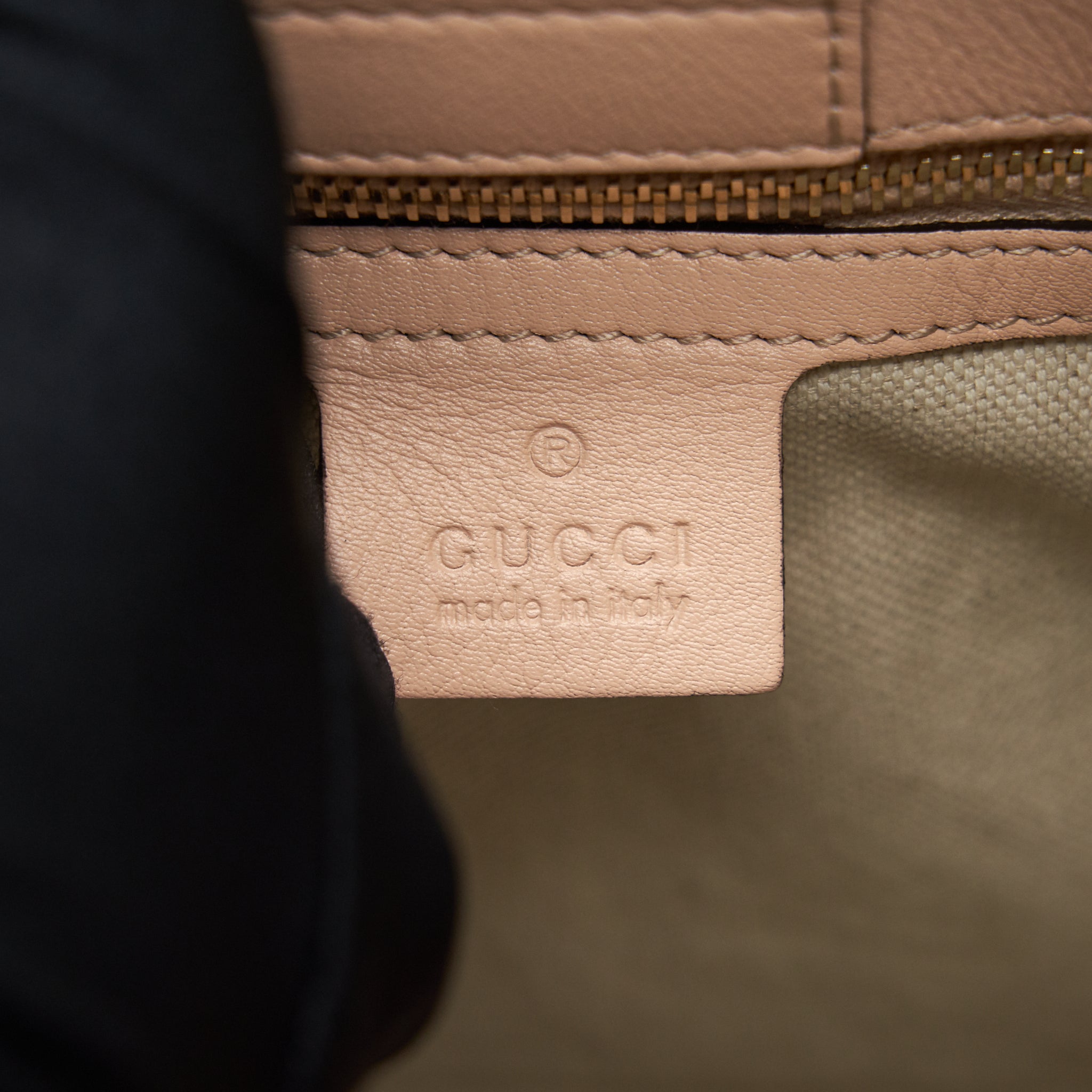 GUCCI PYTHON LEATHER BAMBOO HANDLE DIANA TOTE BAG
