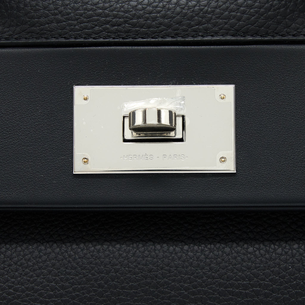 HERMES 24/24 2424 - 29 BAG TOGO/SWIFT BLACK SHW