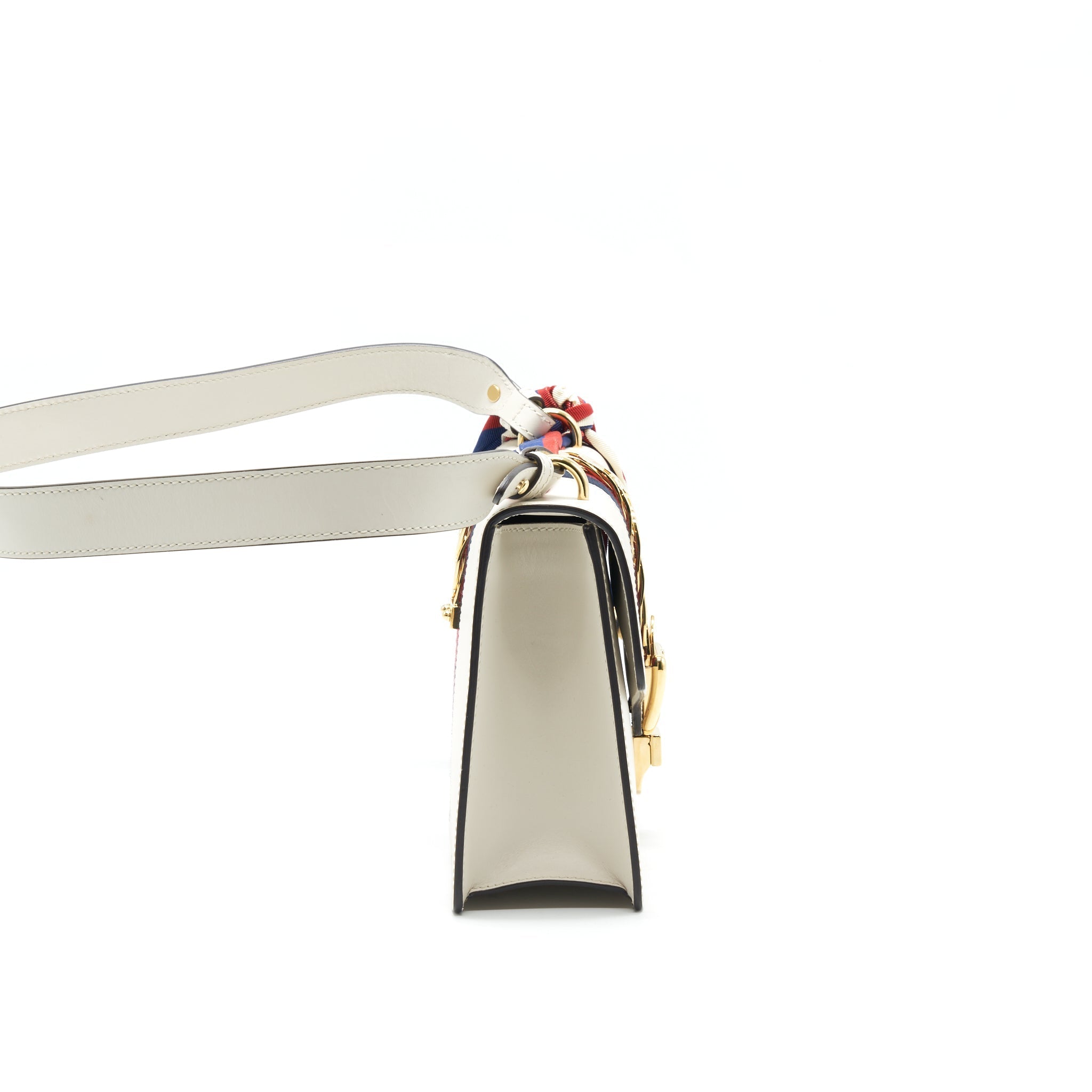 GUCCI SMALL SYLVIE BAG WHITE