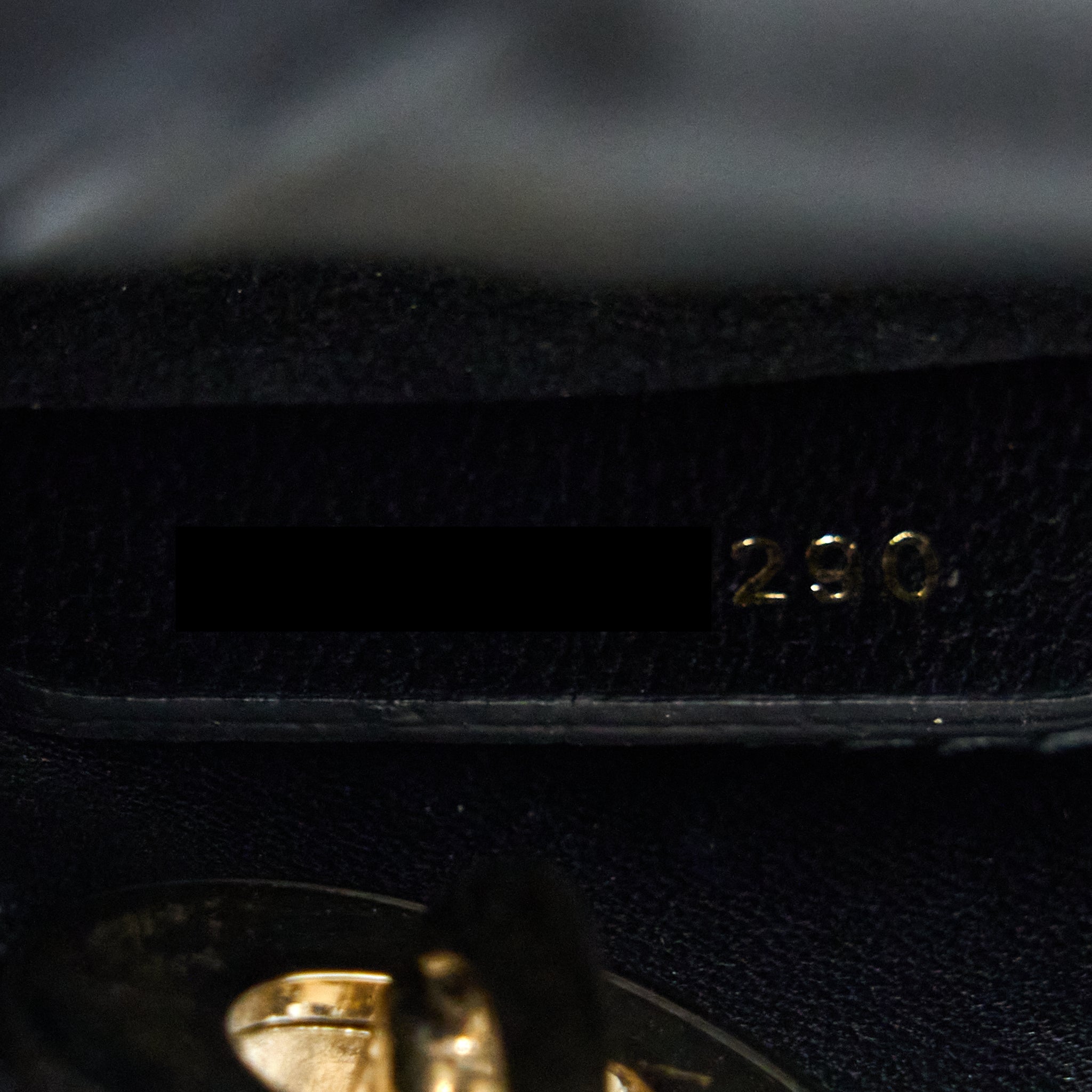 DIOR MICRO LADY DIOR LAMBSKIN BLACK GHW