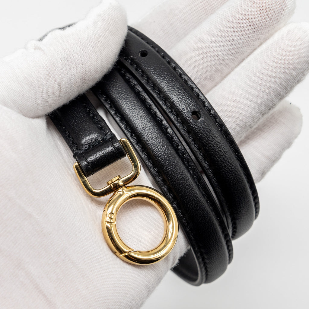FENDI PEEKABOO ISEEU PETIT LAMBSKIN BLACK GHW