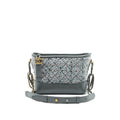 CHANEL SMALL TWEED GABRIELLE HOBO BAG GREY