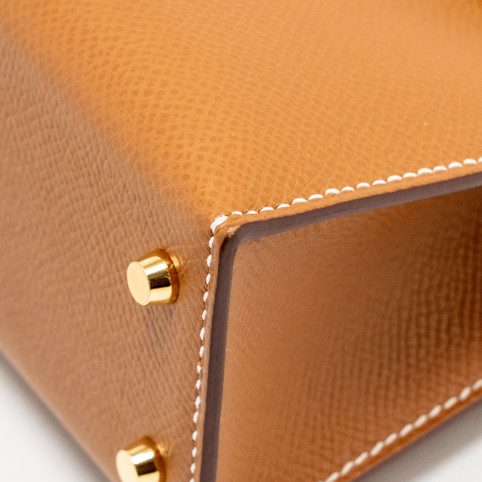 HERMES MINI KELLY II EPSOM GOLD GHW