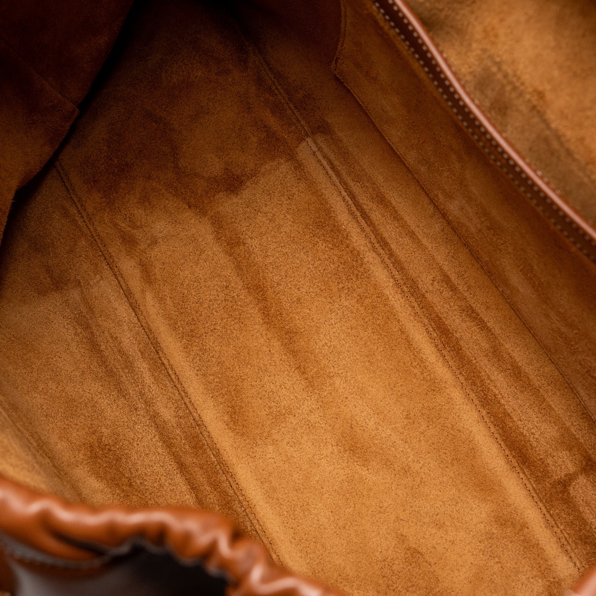 CELINE LARGE CABAS DRAWSTRING CUIRASS TRIOMPHE SMOOTH CALFSKIN TAN