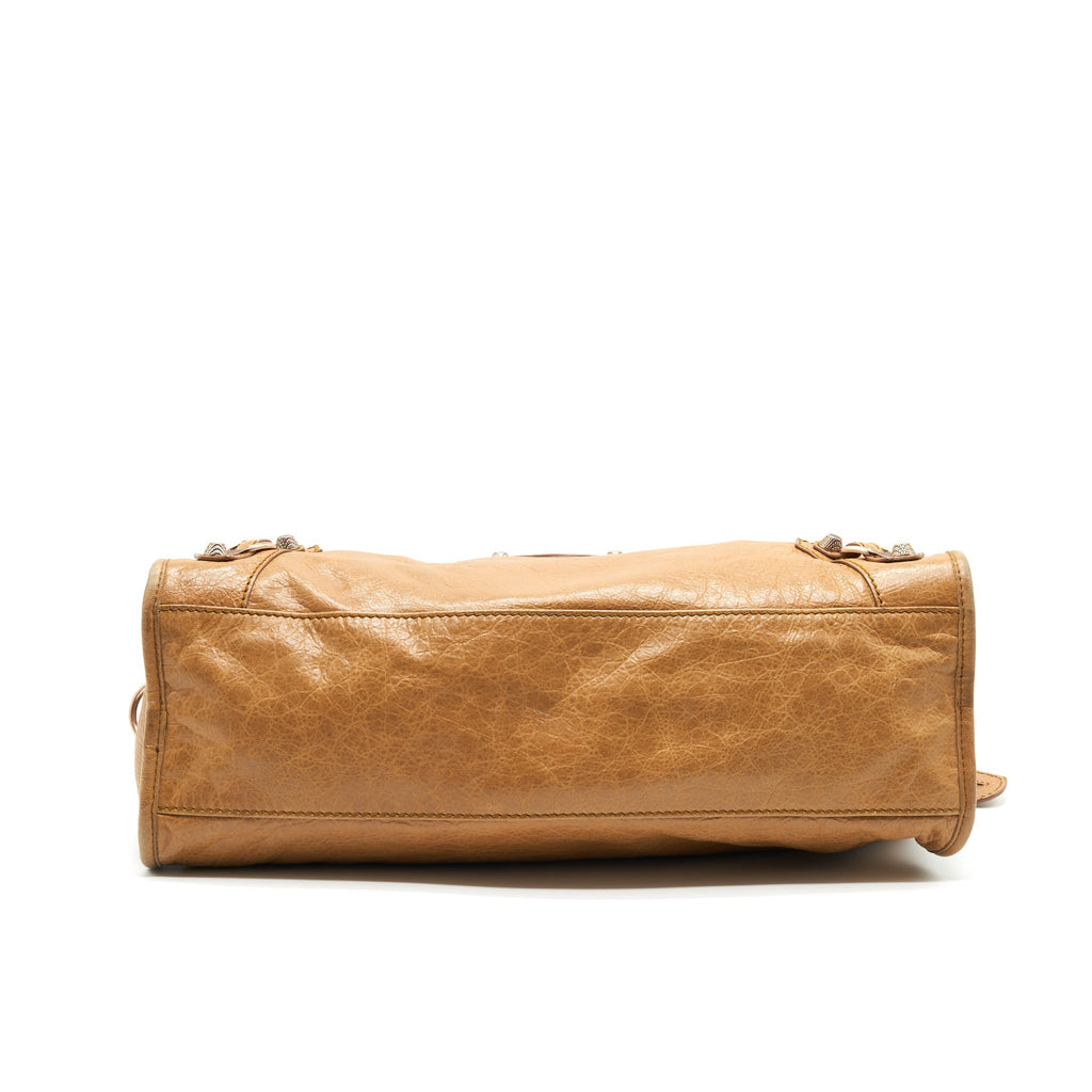 BALENCIANGA GIANT CITY BAG LIGHT CARAMEL