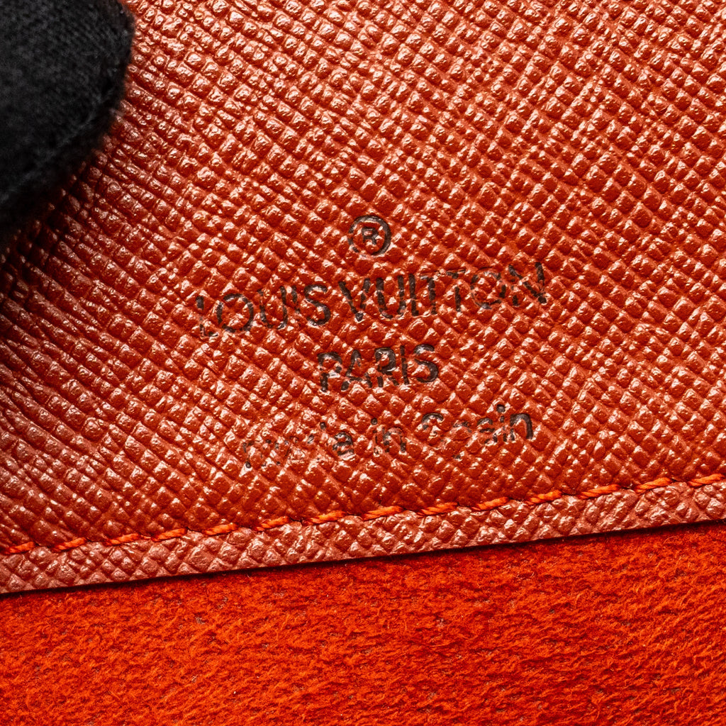 LOUIS VUITTON VINTAGE MUSETTE TANGO DAMIER EBENE CANVAS GHW