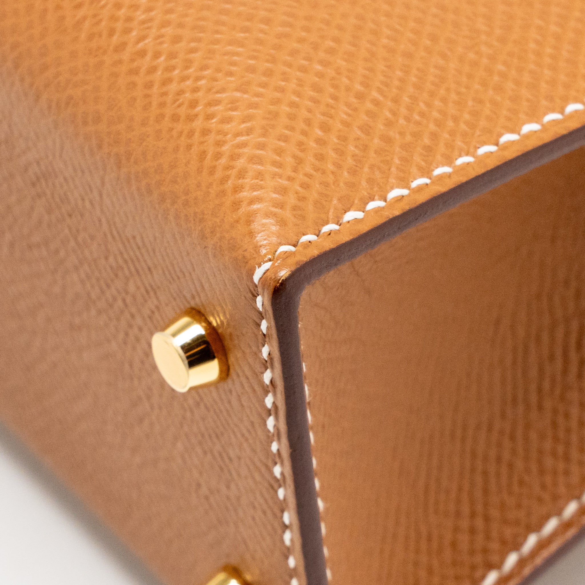 HERMES MINI KELLY II EPSOM GOLD GHW