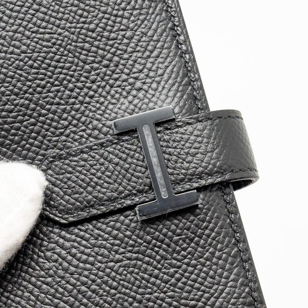 HERMES BEARN COMPACT WALLET EPSOM SO BLACK