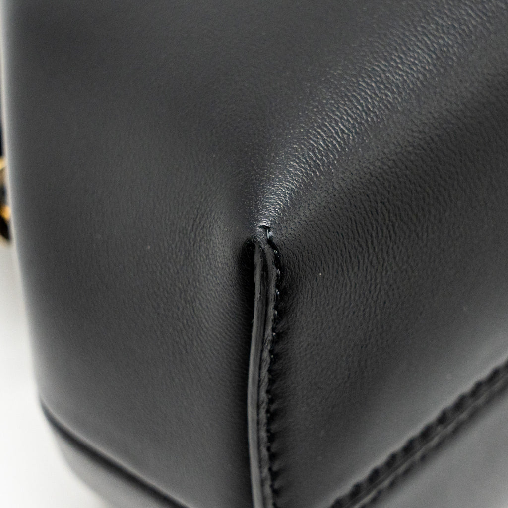 FENDI MEDIUM FENDI FIRST BAG NAPPA BLACK GHW