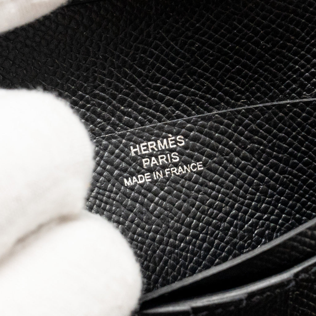 HERMES BEARN COMPACT WALLET EPSOM SO BLACK