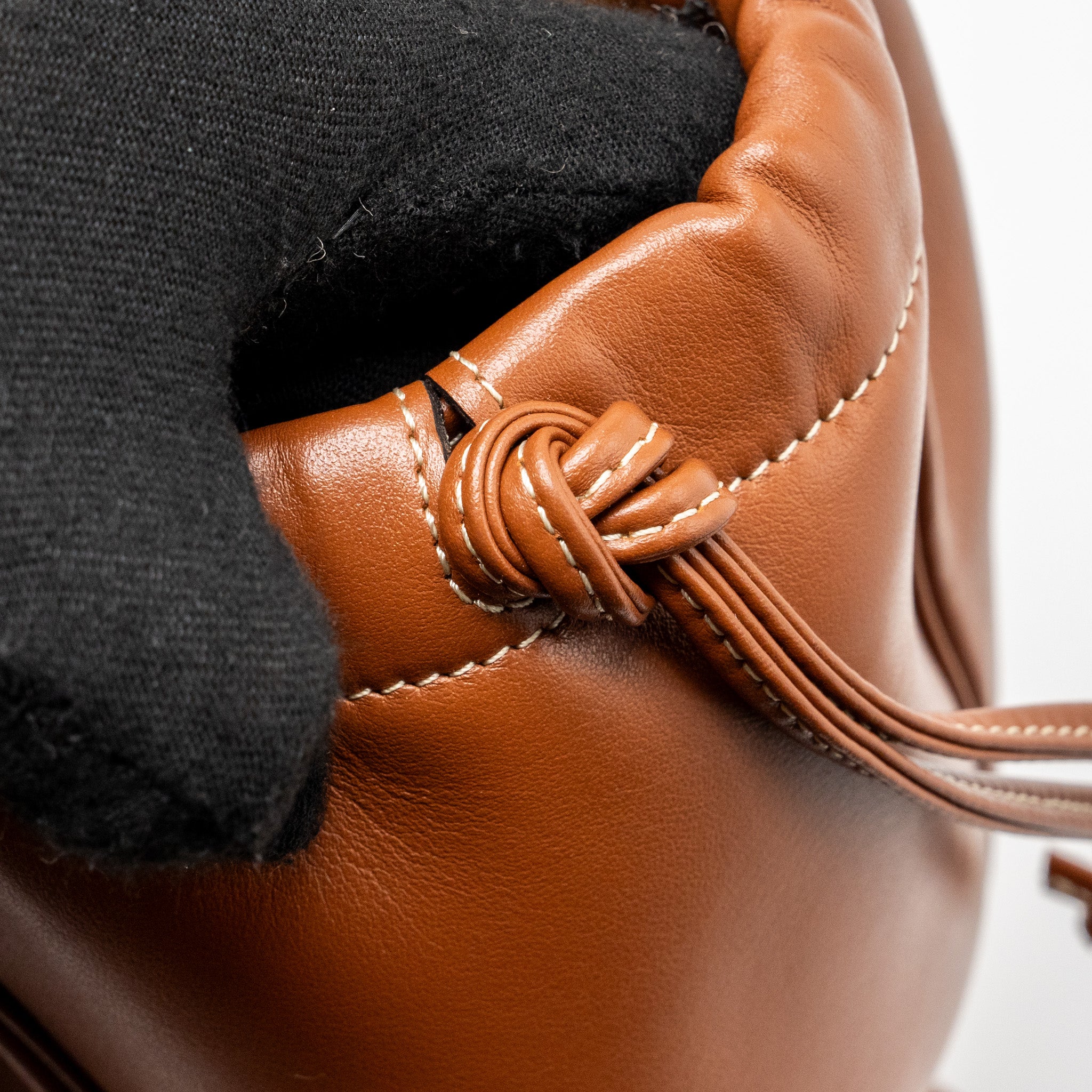 CELINE LARGE CABAS DRAWSTRING CUIRASS TRIOMPHE SMOOTH CALFSKIN TAN
