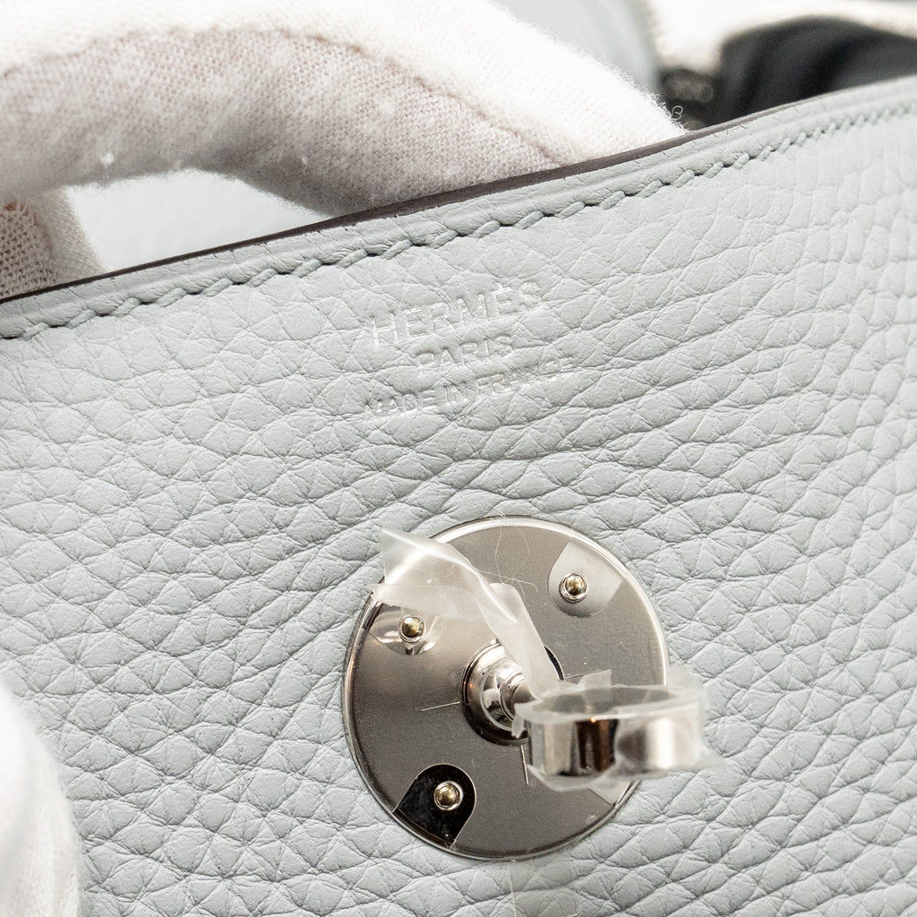 HERMES LINDY 26 CLEMENCE BLUE GLACIER SHW