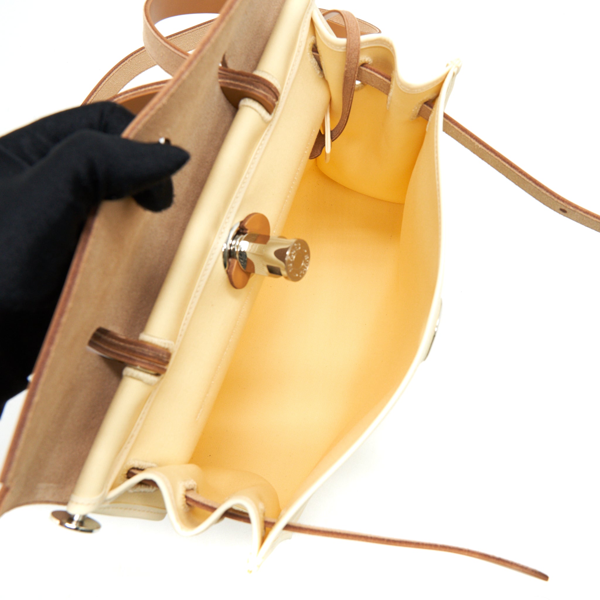 HERMES HERBAG ZIP 31 VANILLE / NATURAL SABLE SHW