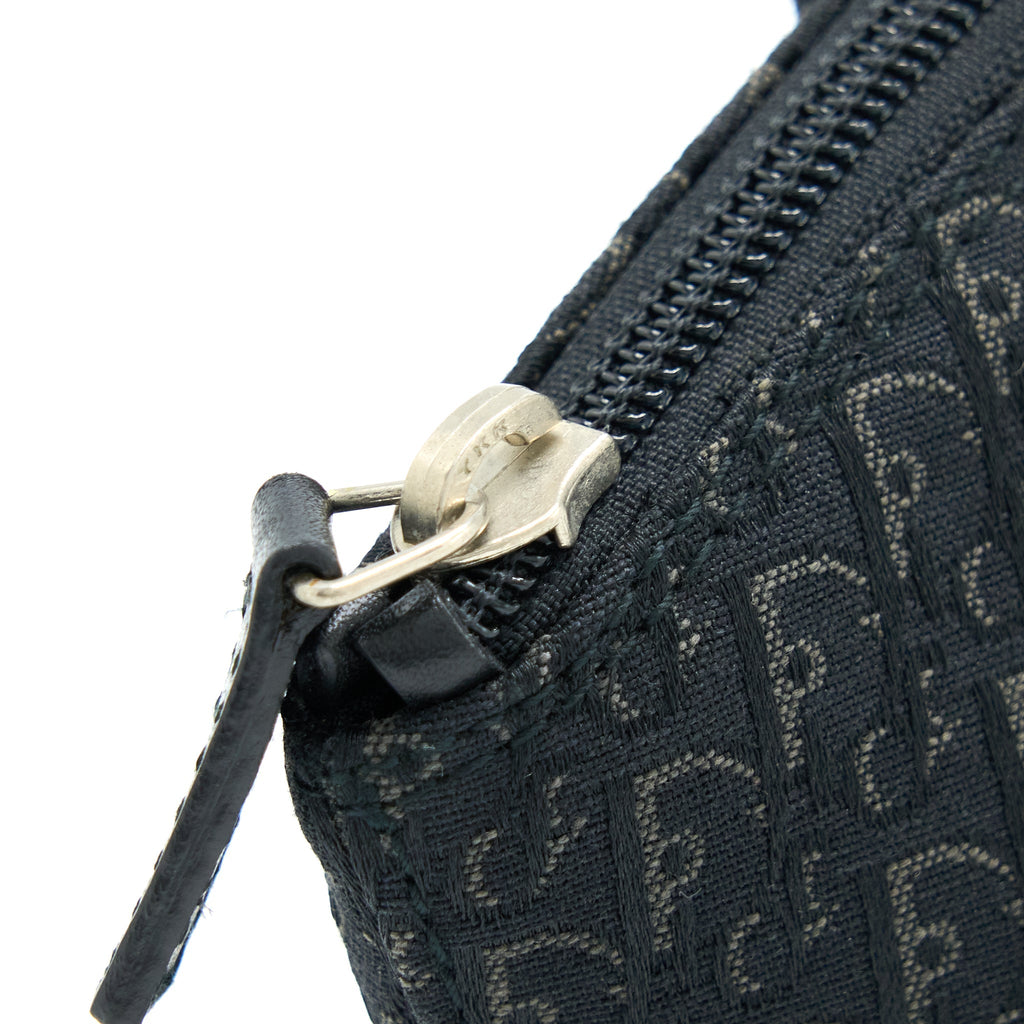 DIOR VINTAGE MINI BAG OBLIQUE CANVAS BLACK SHW