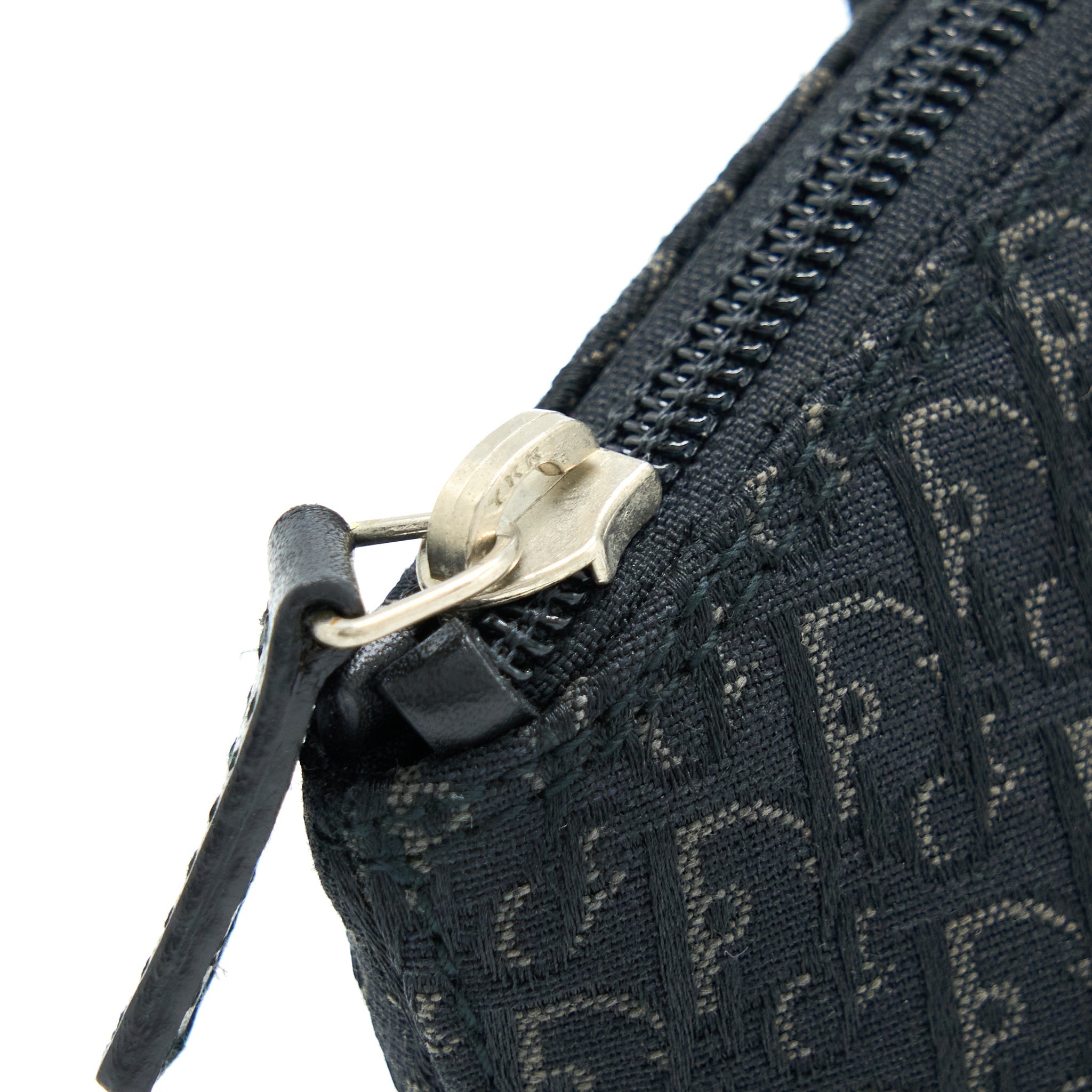 DIOR VINTAGE MINI BAG OBLIQUE CANVAS BLACK SHW