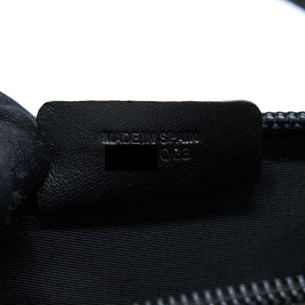 DIOR VINTAGE MINI BAG OBLIQUE CANVAS BLACK SHW