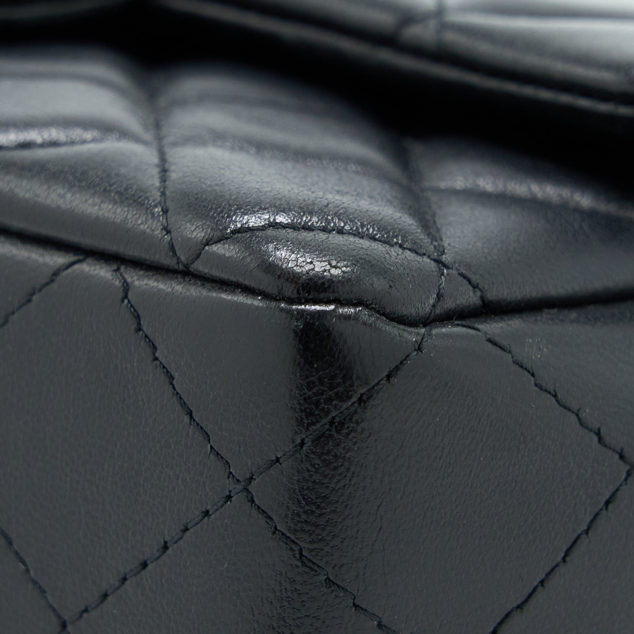 CHANEL MINI RECTANGULAR FLAP BAG LAMBSKIN BLACK GHW