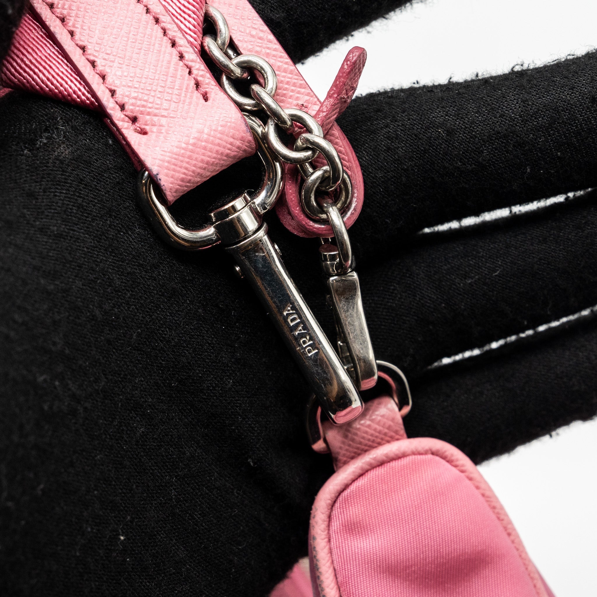 PRADA RE-EDITION 2005 NYLON/ LEATHER PINK SHW