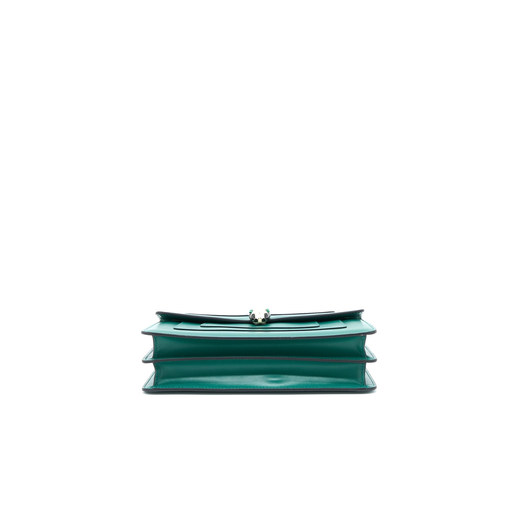 BVLGARI SERPENTI FOREVER SHOULDER BAG CALFSKIN GREEN LGHW