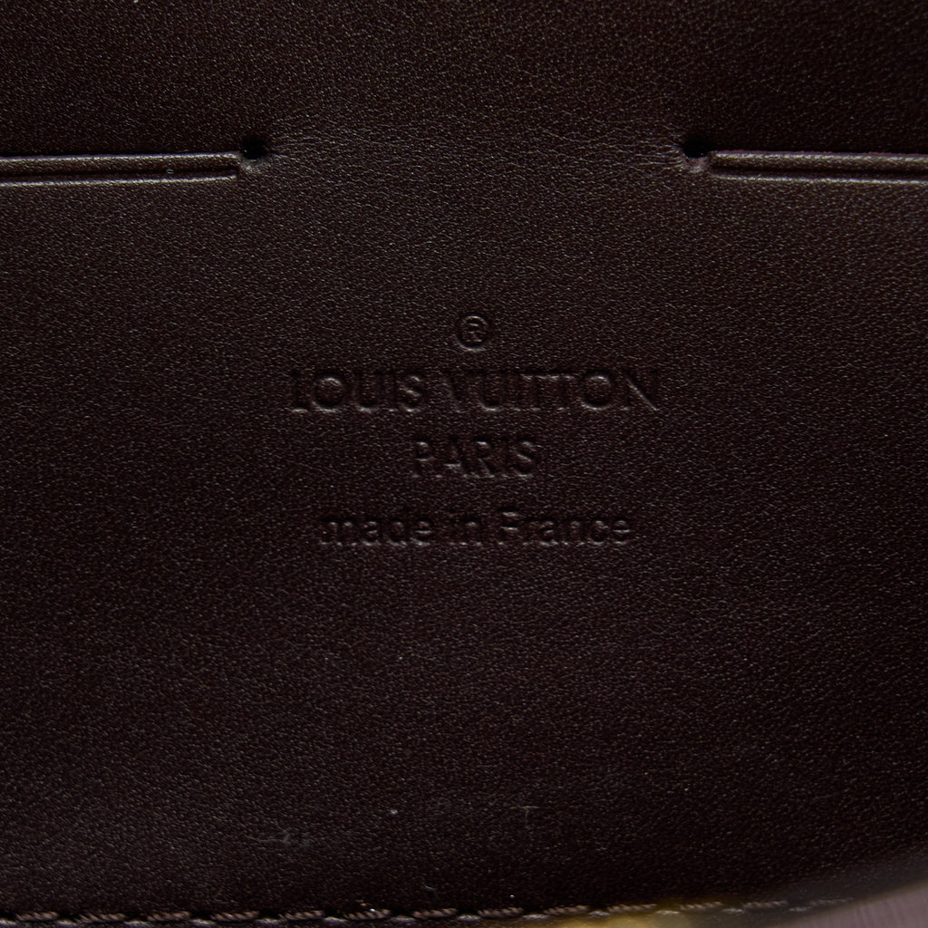 LOUIS VUITTON SUNSET BOULEVARDE SHOULDER BAG PATENT DARK RED GHW