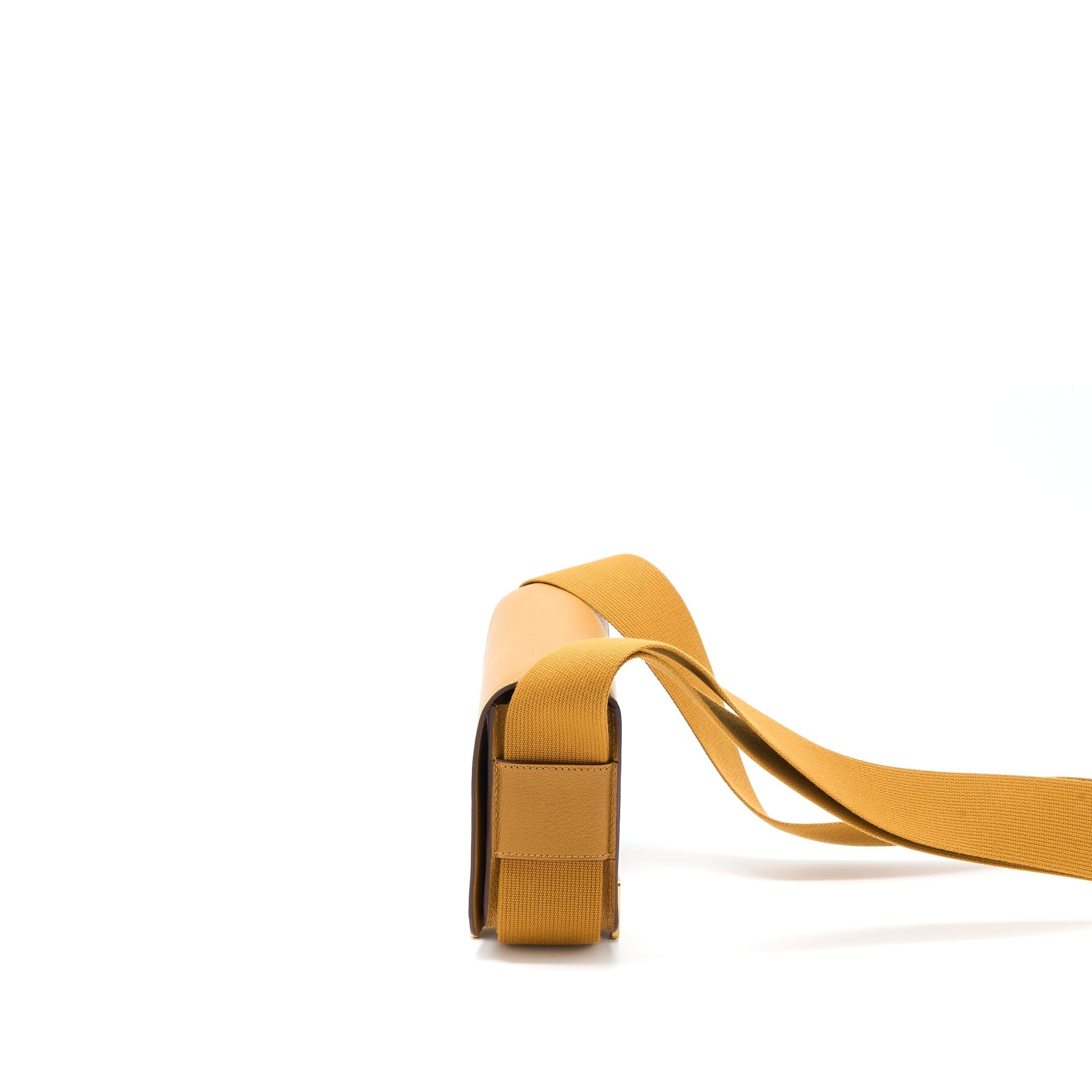 HERMES GETA CHEVRE MYSORE CARAMEL GHW
