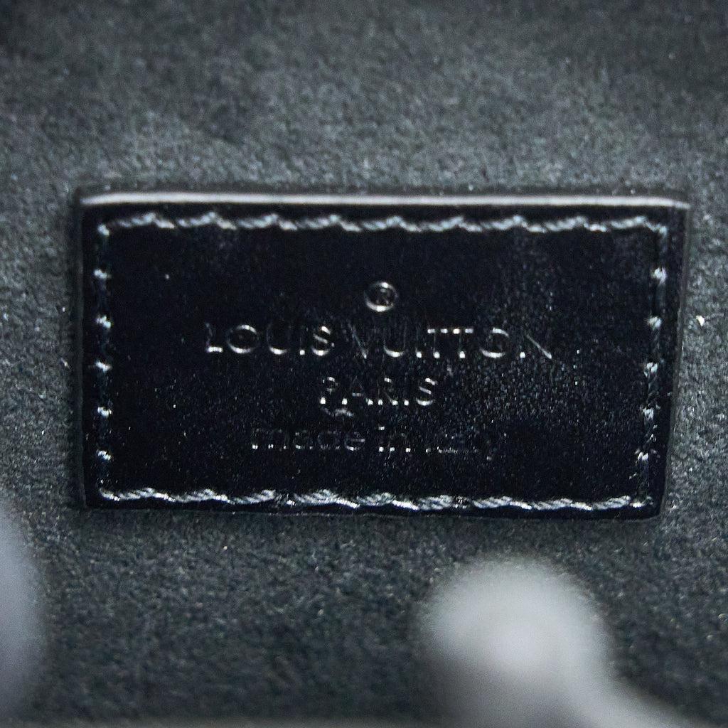 LOUIS VUITTON BOURSICOT CHAIN BAG REVERSE MONOGRAM CANVAS WITH EXTRA LV STRAP