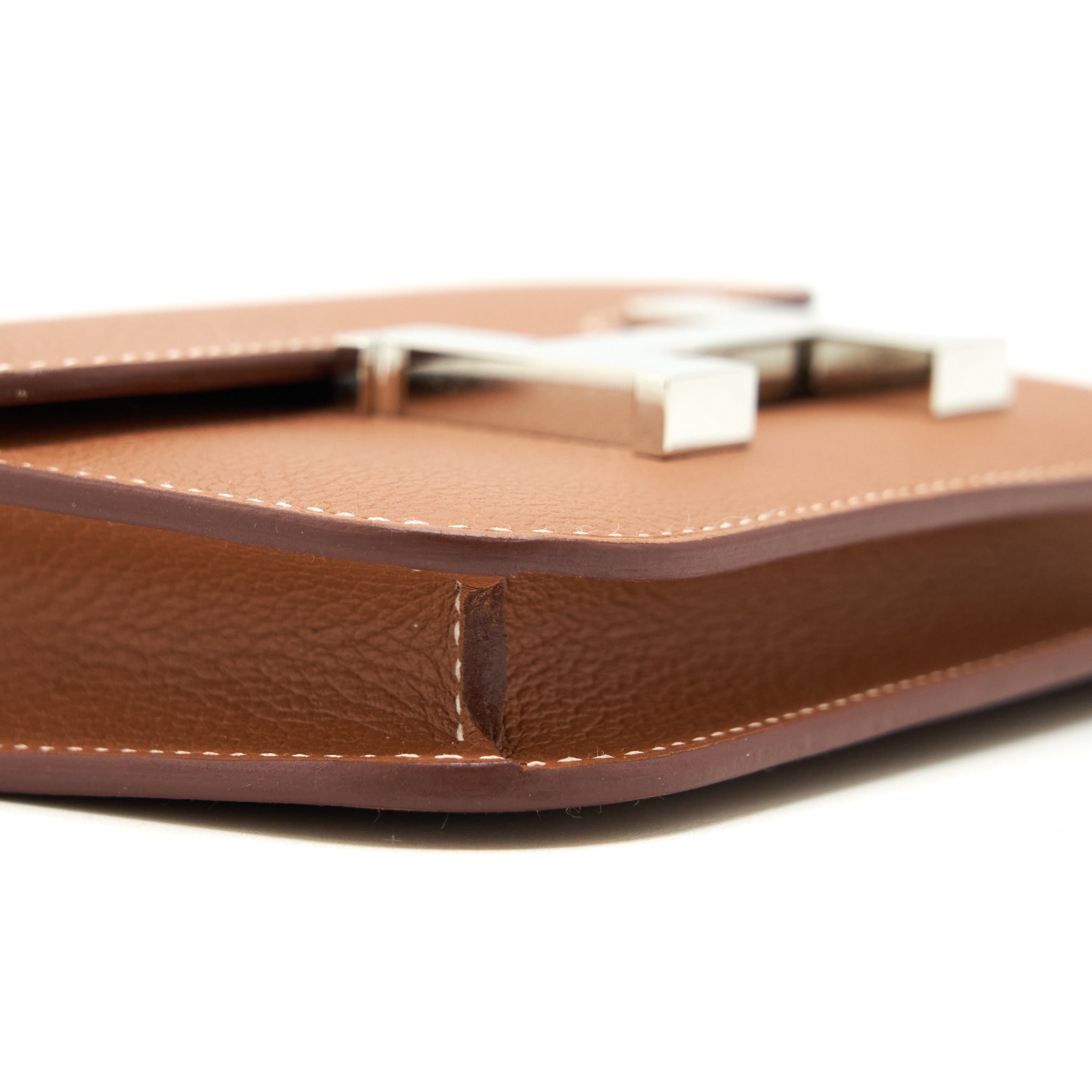 HERMES CONSTANCE SLIM EVERCOLOR GOLD SHW