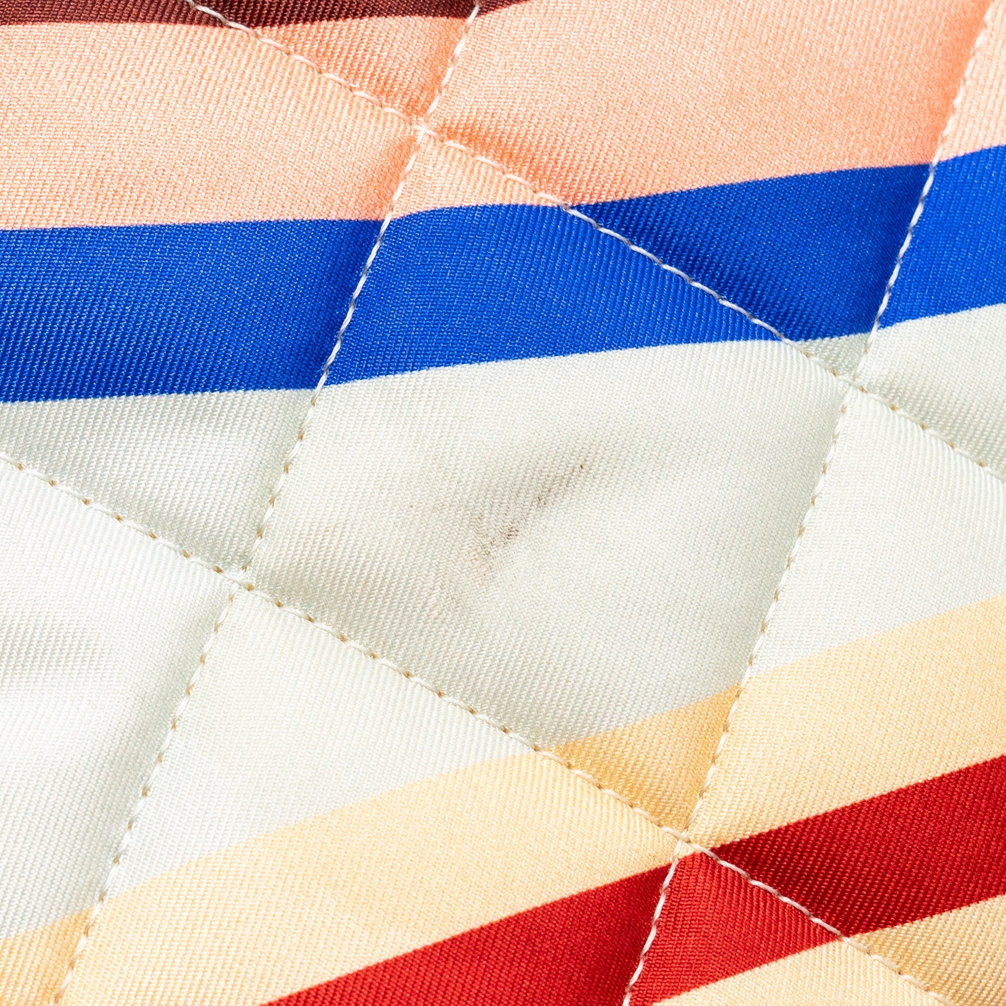 CHANEL LARGE QUILTED SINGLE FLAP BAG FABRIC MULTICOLOUR SHW