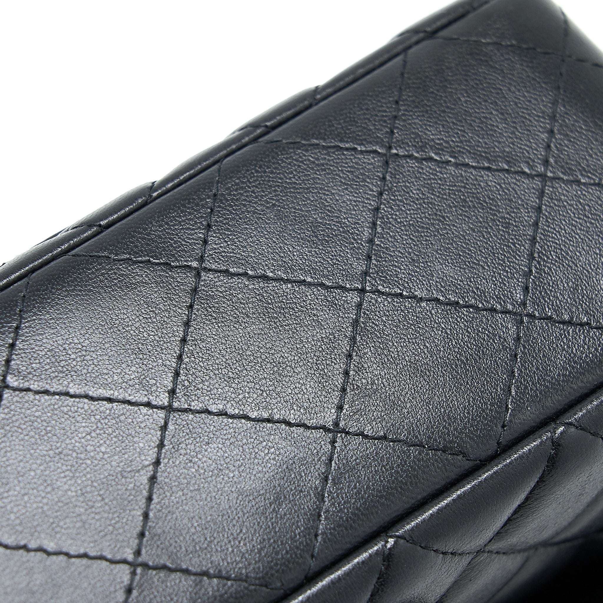 CHANEL MINI RECTANGULAR FLAP BAG LAMBSKIN BLACK GHW