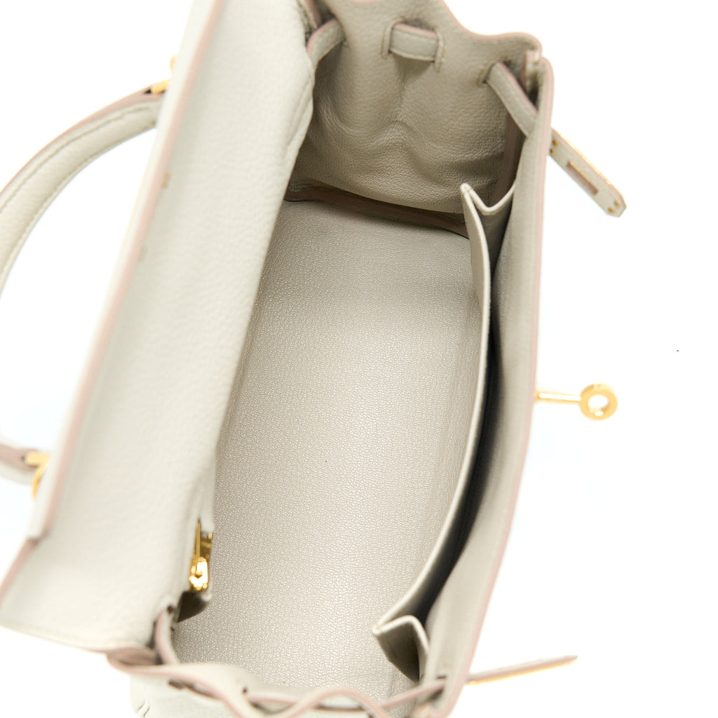 HERMES KELLY 25 TOGO 8L BENTON GHW