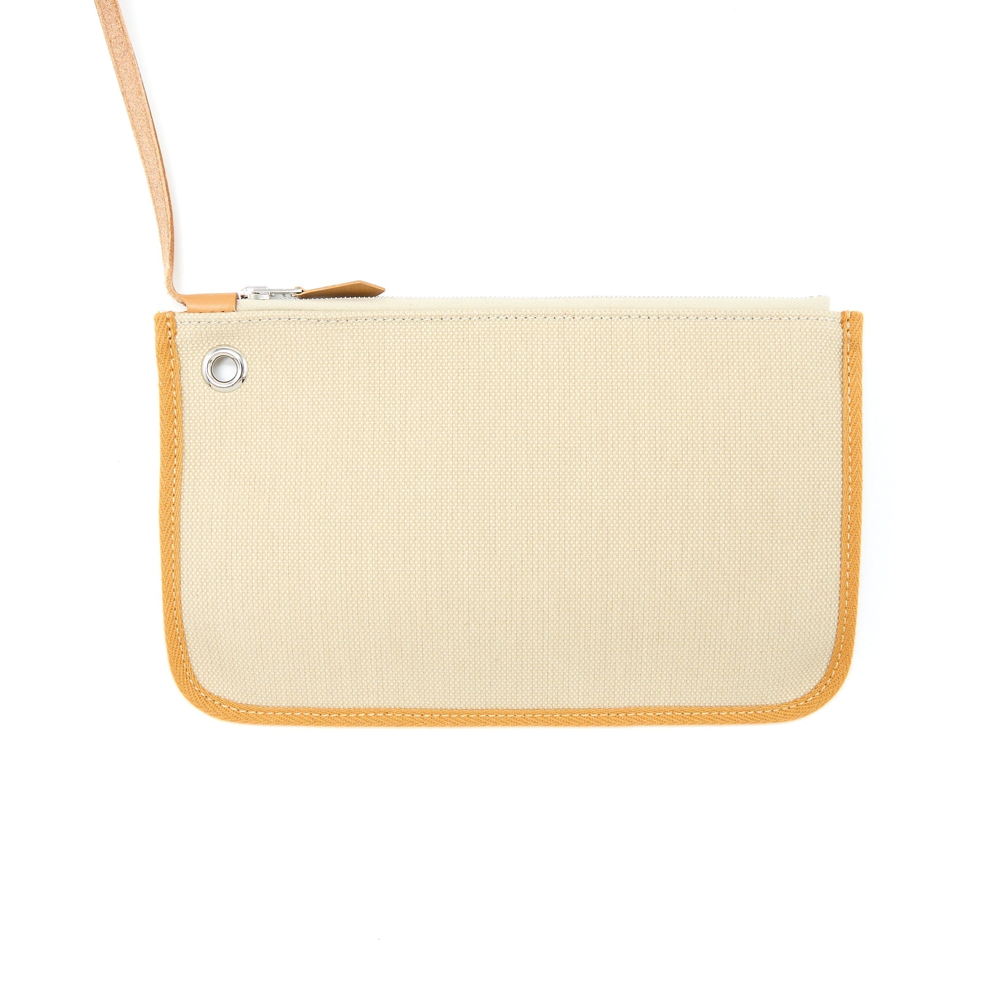 HERMES HERBAG ZIP 31 LEATHER/CANVAS BETON/NATUREL SABLE SHW