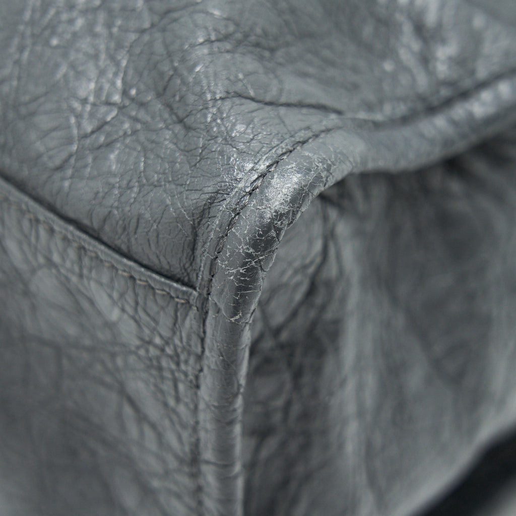 BALENCIAGA MEDIUM GIANT CITY BAG GREY WITH SHW
