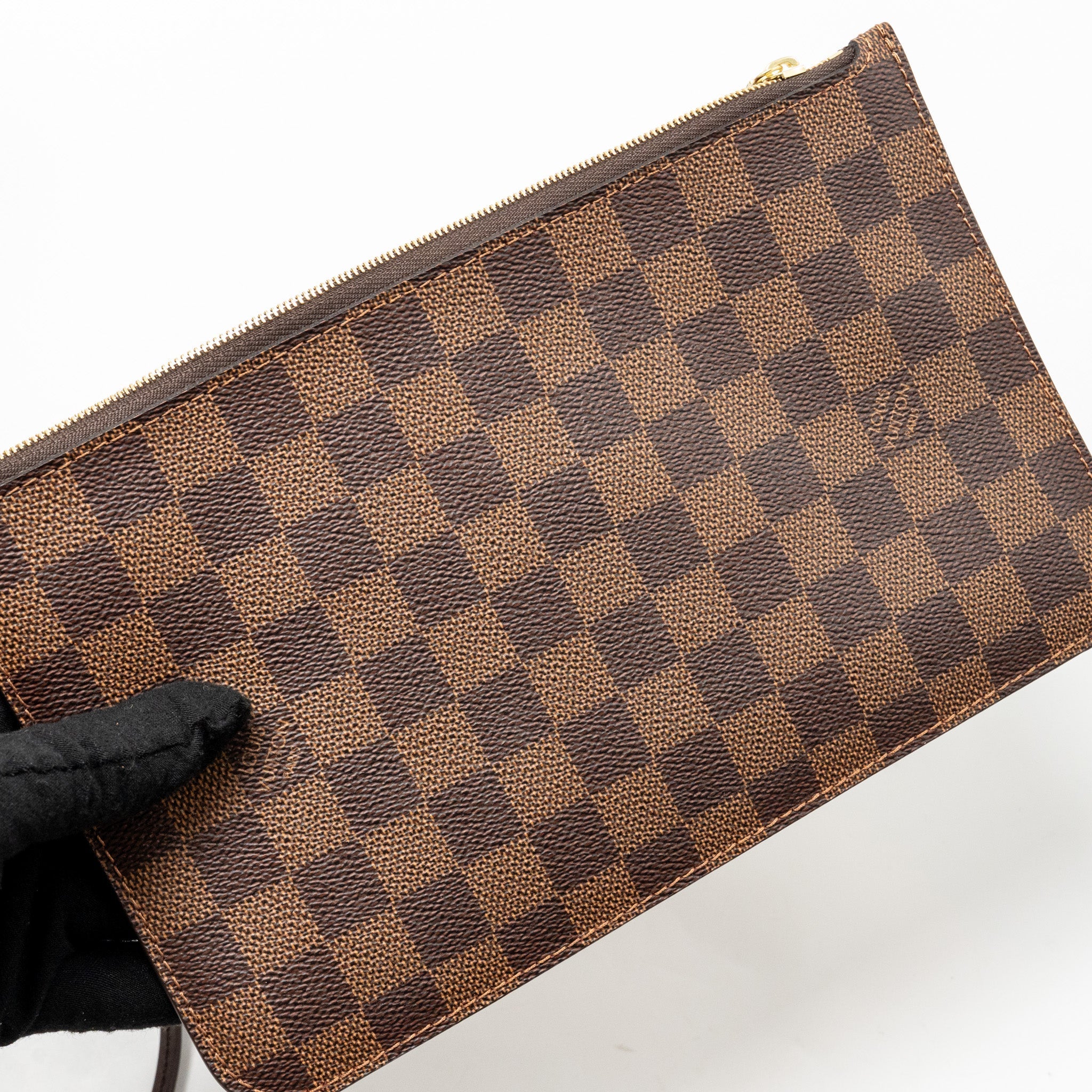 LOUIS VUITTON NEVERFULL MM DAMIER EBENE GHW