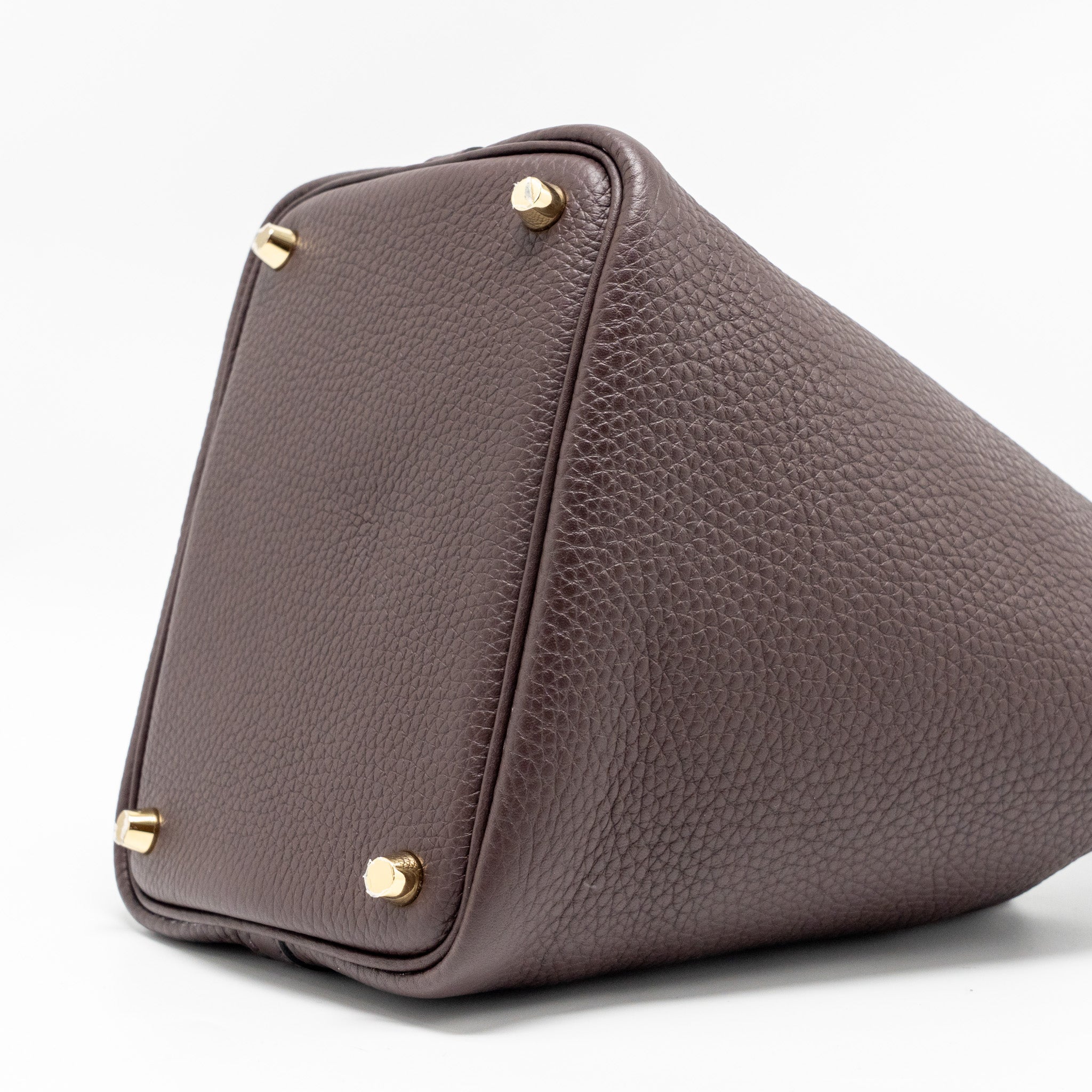 HERMES PICOTIN18 LOCK BAG CLEMENCE/SWIFT ROUGE SELLIER/CABAN GHW