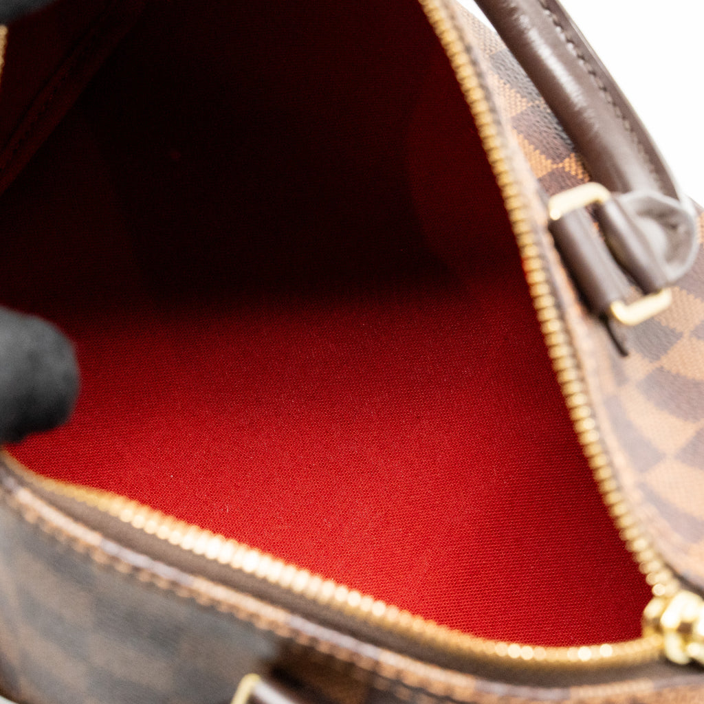 LOUIS VUITTON SPEEDY BANDOULIERE 25 DAMIER EBENE CANVAS GHW