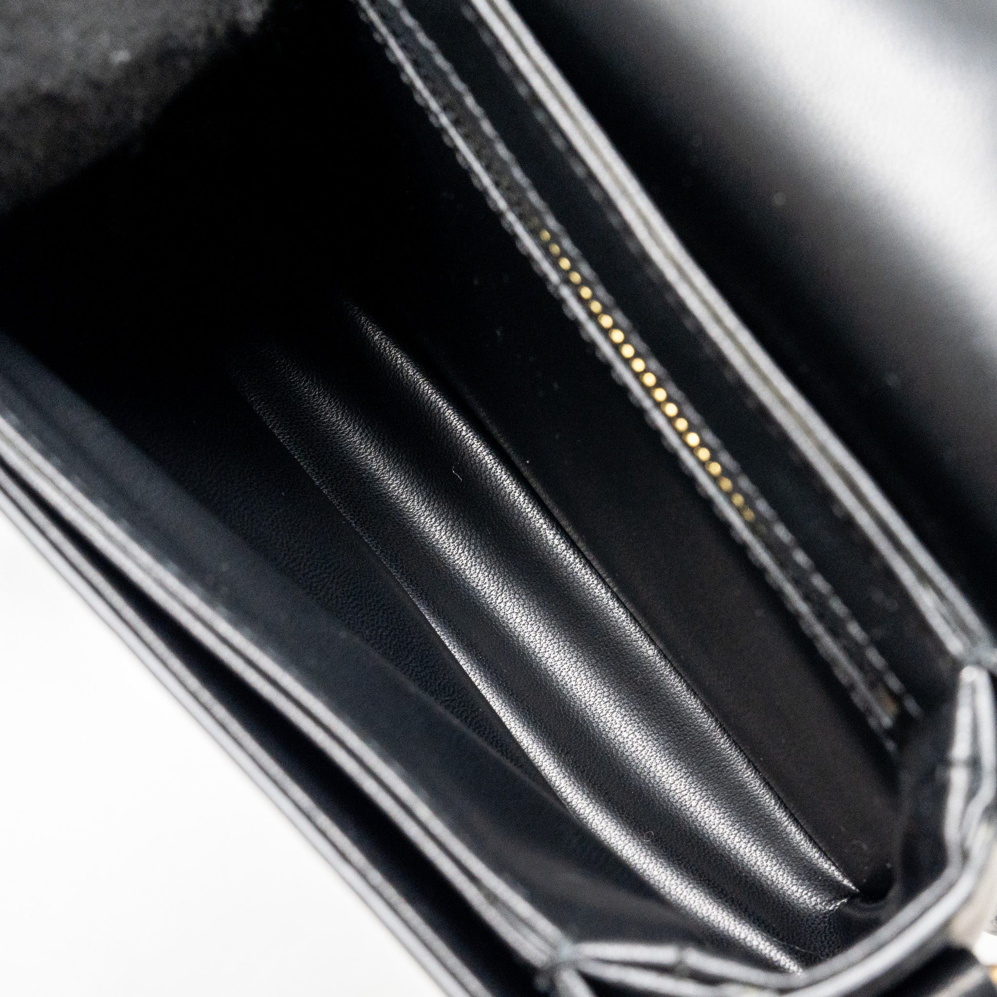 CELINE TEEN TRIOMPHE BAG CALFSKIN BLACK GHW