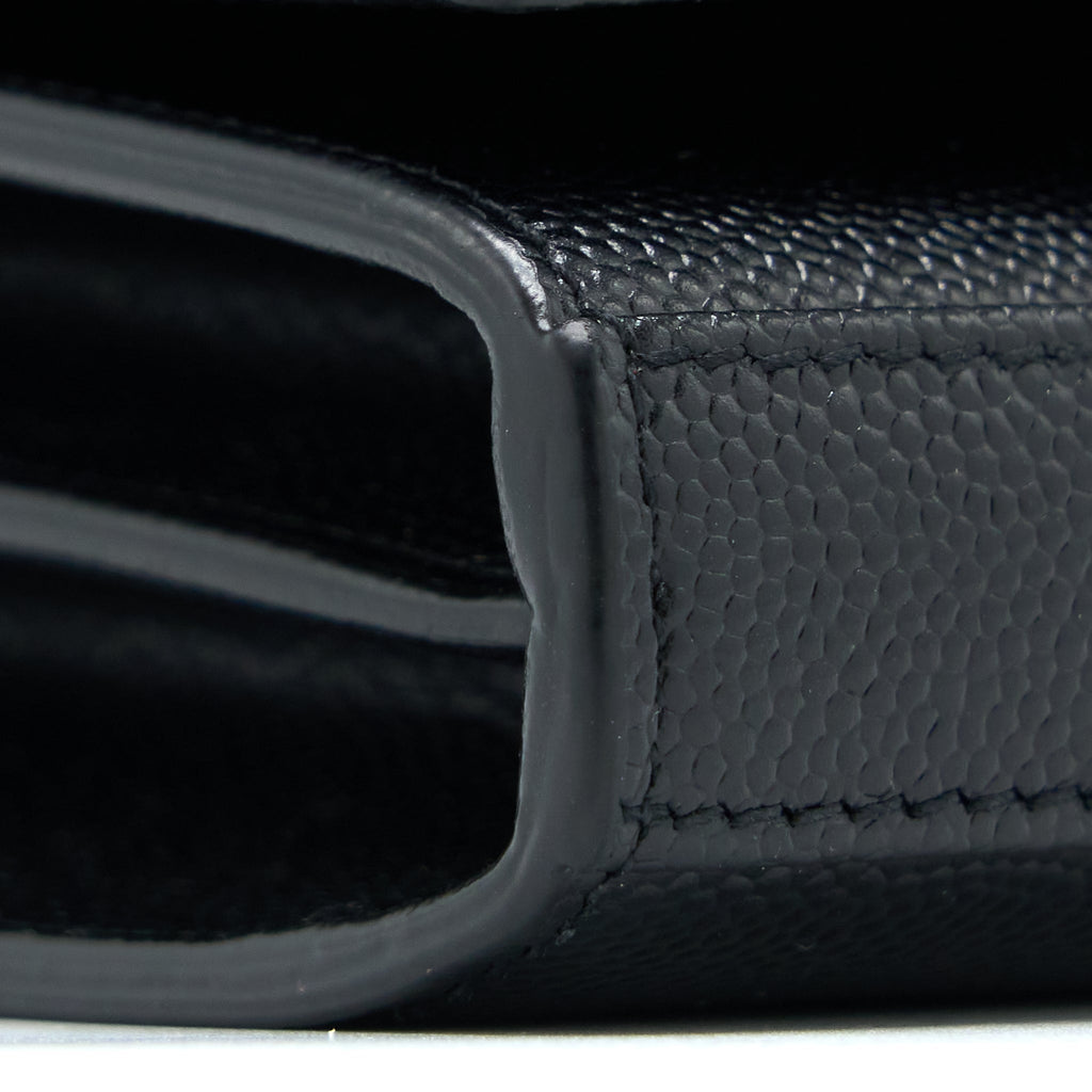SAINT LAURENT / YSL KATE BAG GRAINED CALFSKIN BLACK GHW