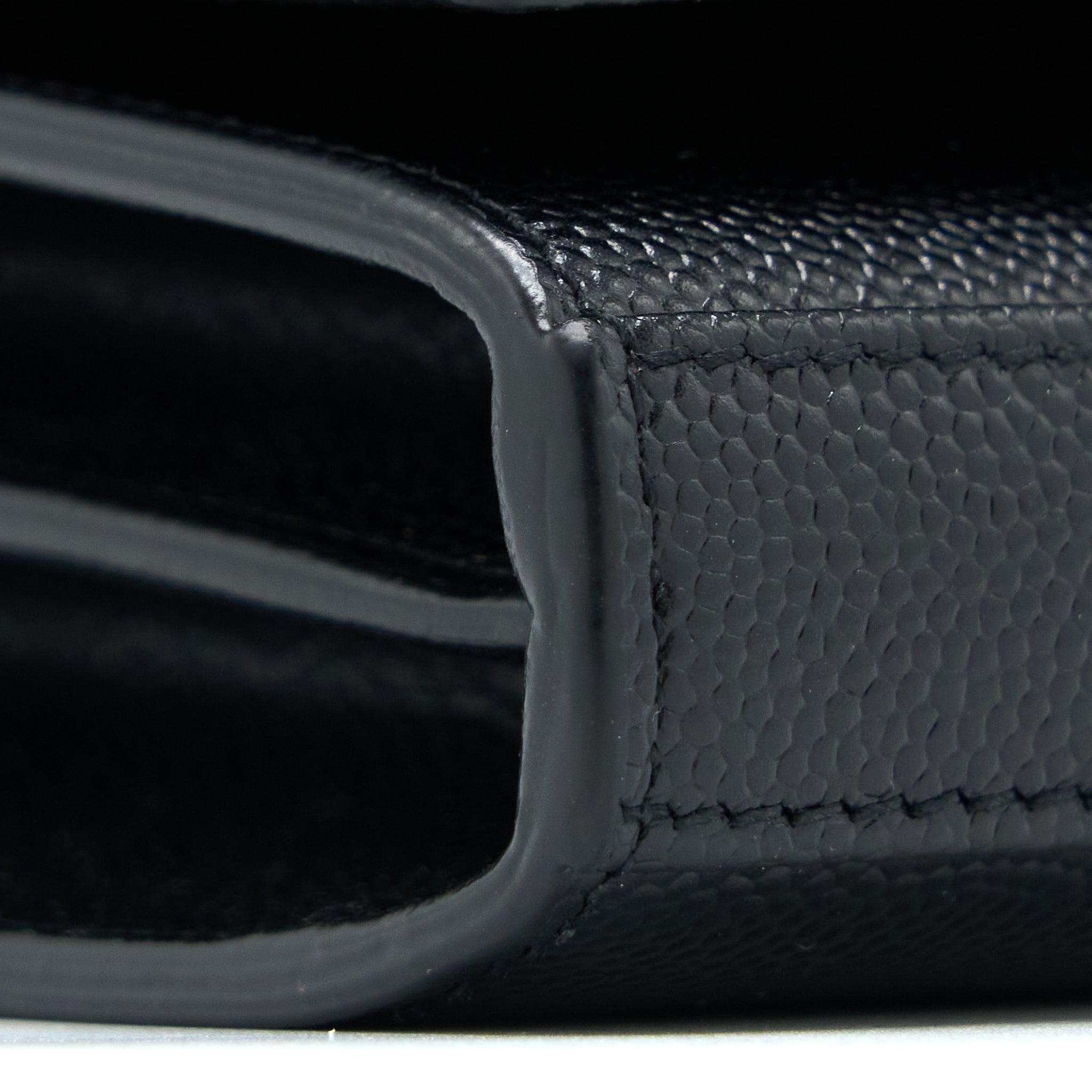SAINT LAURENT / YSL KATE BAG GRAINED CALFSKIN BLACK GHW